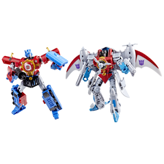 Transformers Timelines Comic Edition Optimus Prime and Starscream