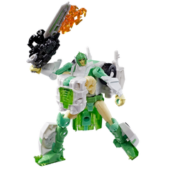 Transformers Generations War for Cybertron: Siege Deluxe Class Autobot Greenlight with Dazzlestrike