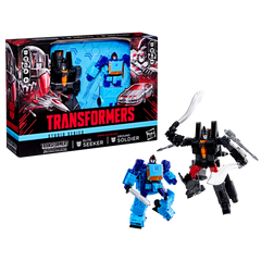 Transformers Studio Series MTMTE Collection Deluxe Class Transformers: Devastation Ground Soldier and Elite Seeker