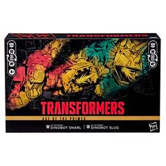 Transformers Age of the Primes G2 Universe Dinobot Slug and G2 Universe Dinobot Snarl