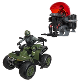 G.I. Joe Classified Series #218, Snake Eyes & Varmint ATV Vs. Stealth Viper & Cobra Stealth Flight Pod (Trubble Bubble)