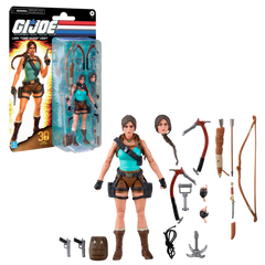 G.I. Joe Classified Series Retro Cardback Collaborative Lara Croft TOMB RAIDER