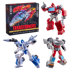 Transformers Age of the Primes Autobot Mirage, Ironhide, and Bluestreak