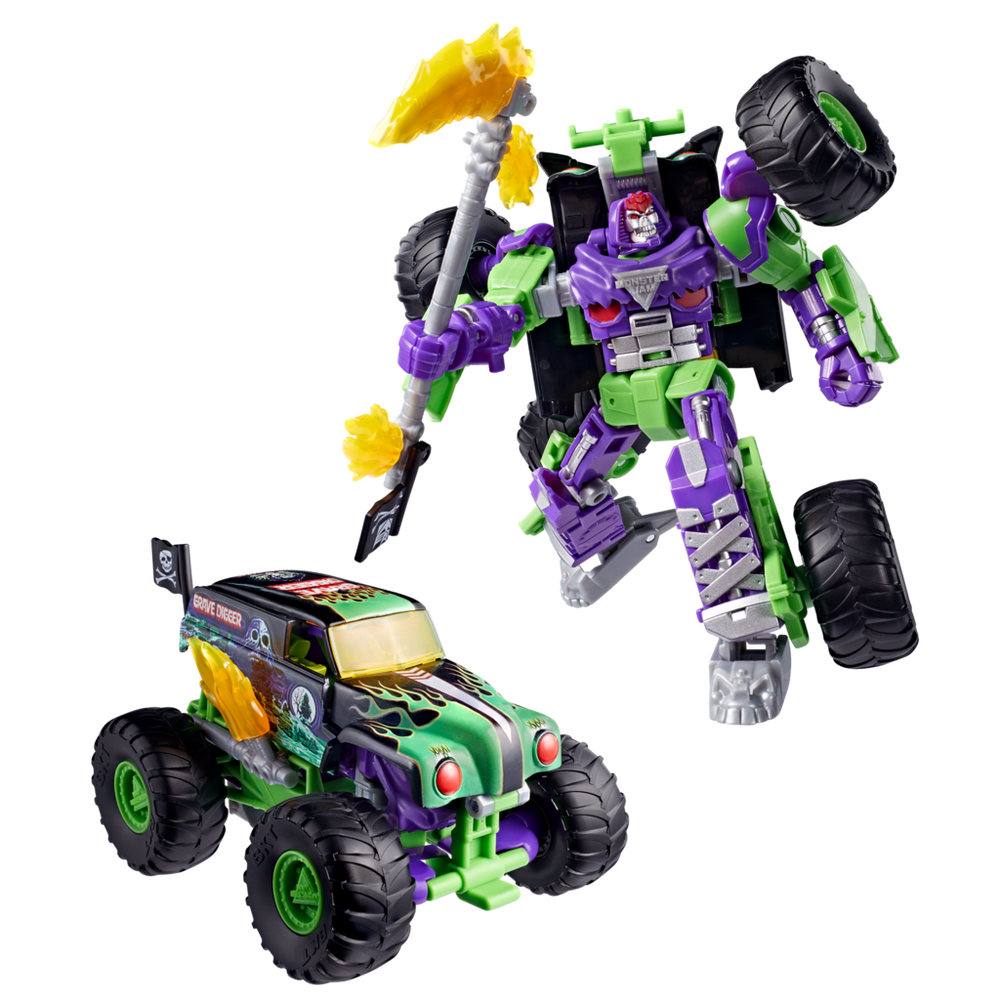 Transformers Collaborative Transformers x Monster Jam Grave Digger (Grim)