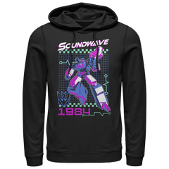 Transformers Soundwave Retro Men's Hooded Fleece Sweatshirt