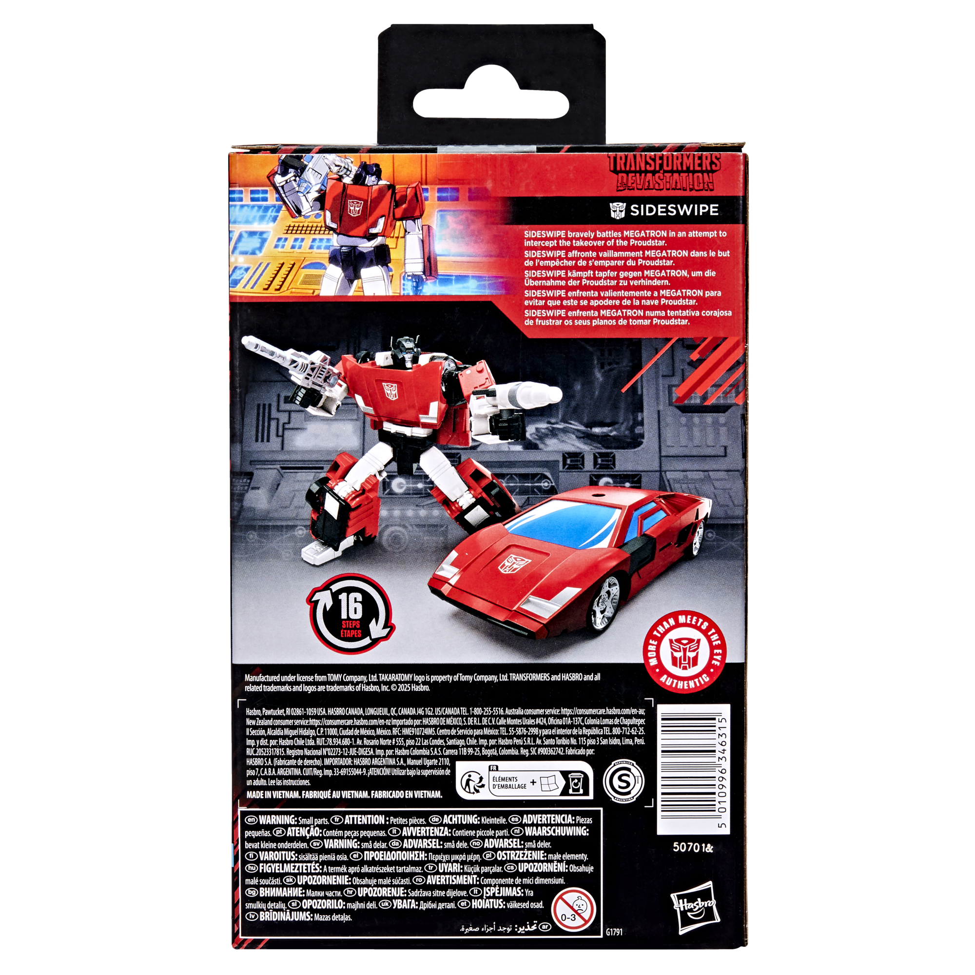 Transformers Studio Series Devastation Sideswipe