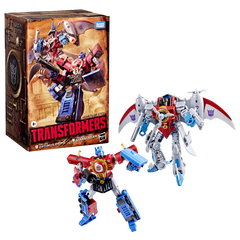 Transformers Timelines Comic Edition Optimus Prime and Starscream