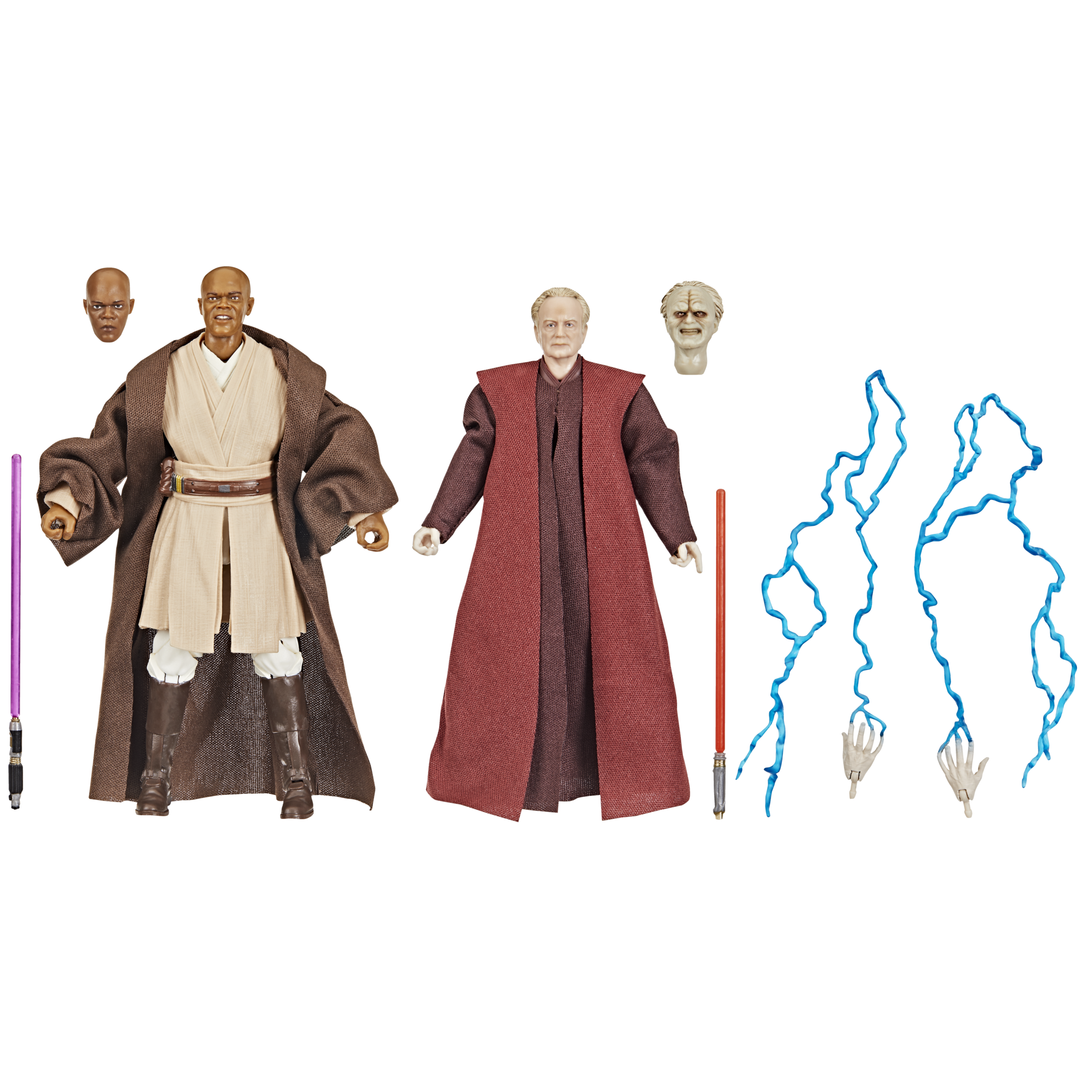 Star Wars The Black Series Mace Windu & Darth Sidious