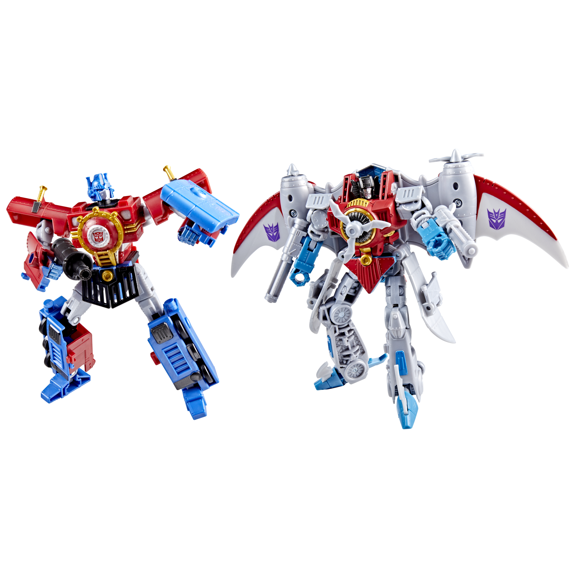 Transformers Timelines Comic Edition Optimus Prime and Starscream