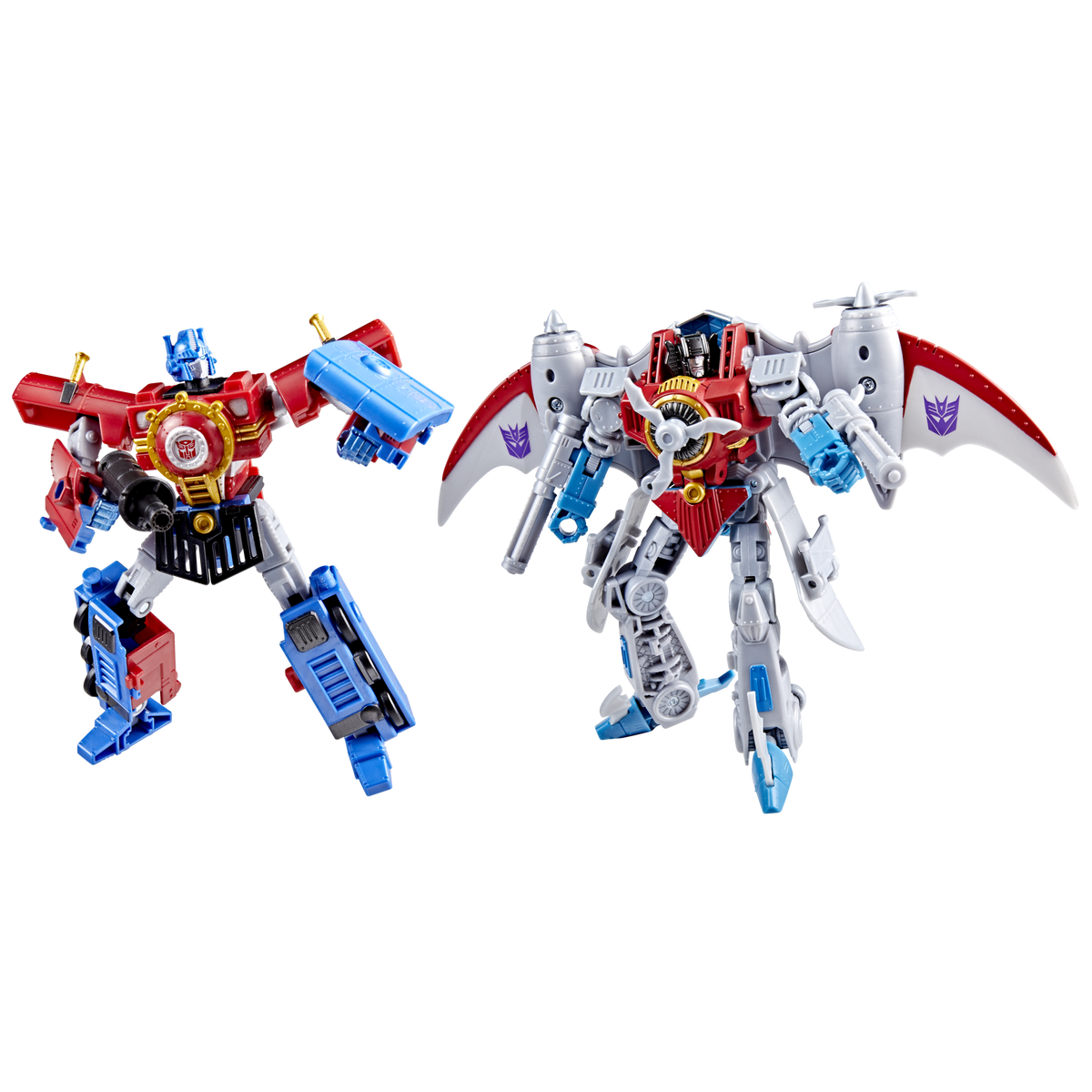 Transformers Timelines Comic Edition Optimus Prime and Starscream