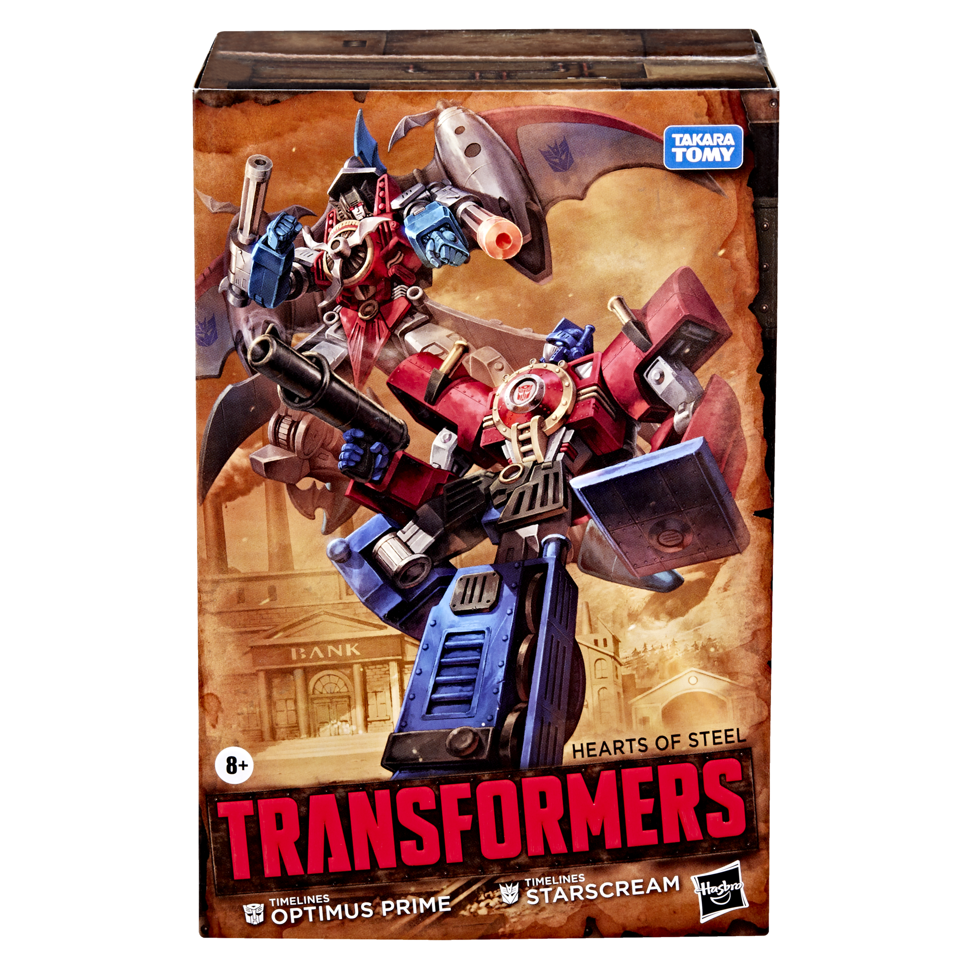 Transformers Timelines Comic Edition Optimus Prime and Starscream