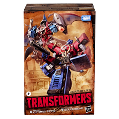 Transformers Timelines Comic Edition Optimus Prime and Starscream