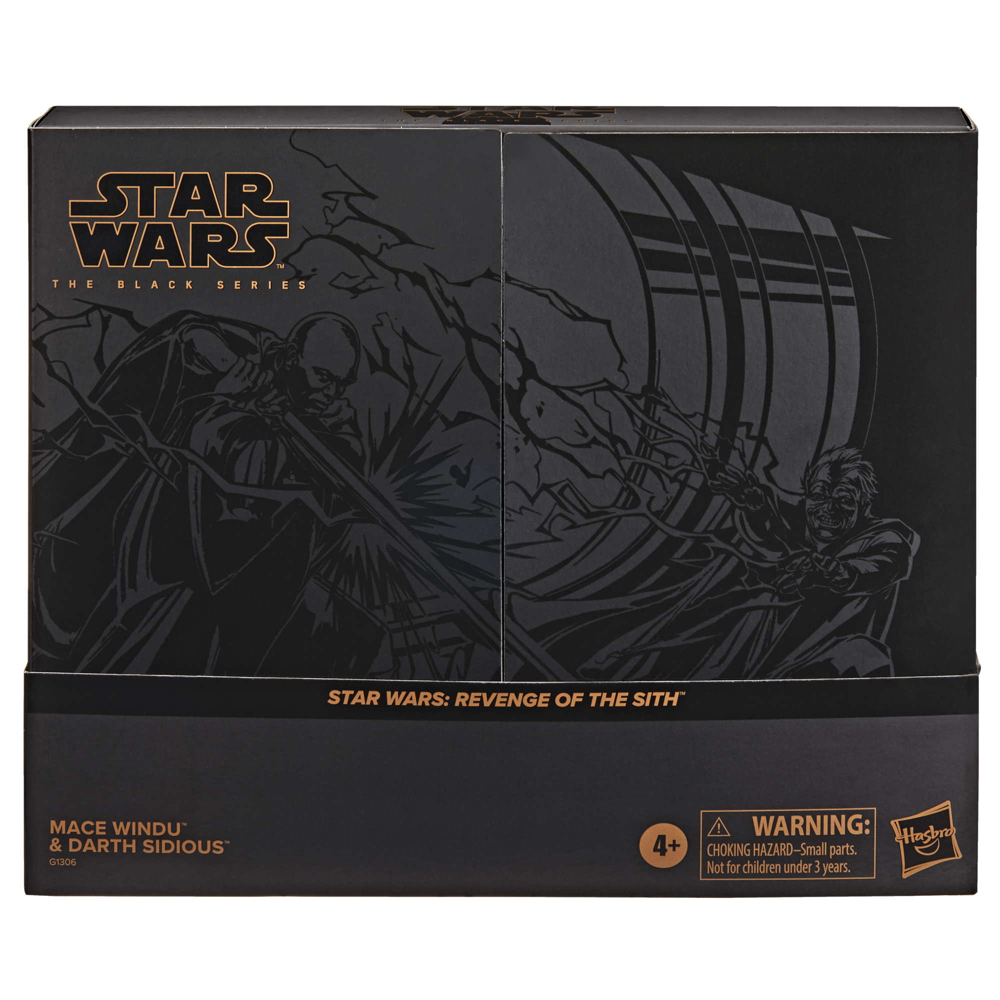 Star Wars The Black Series Mace Windu & Darth Sidious