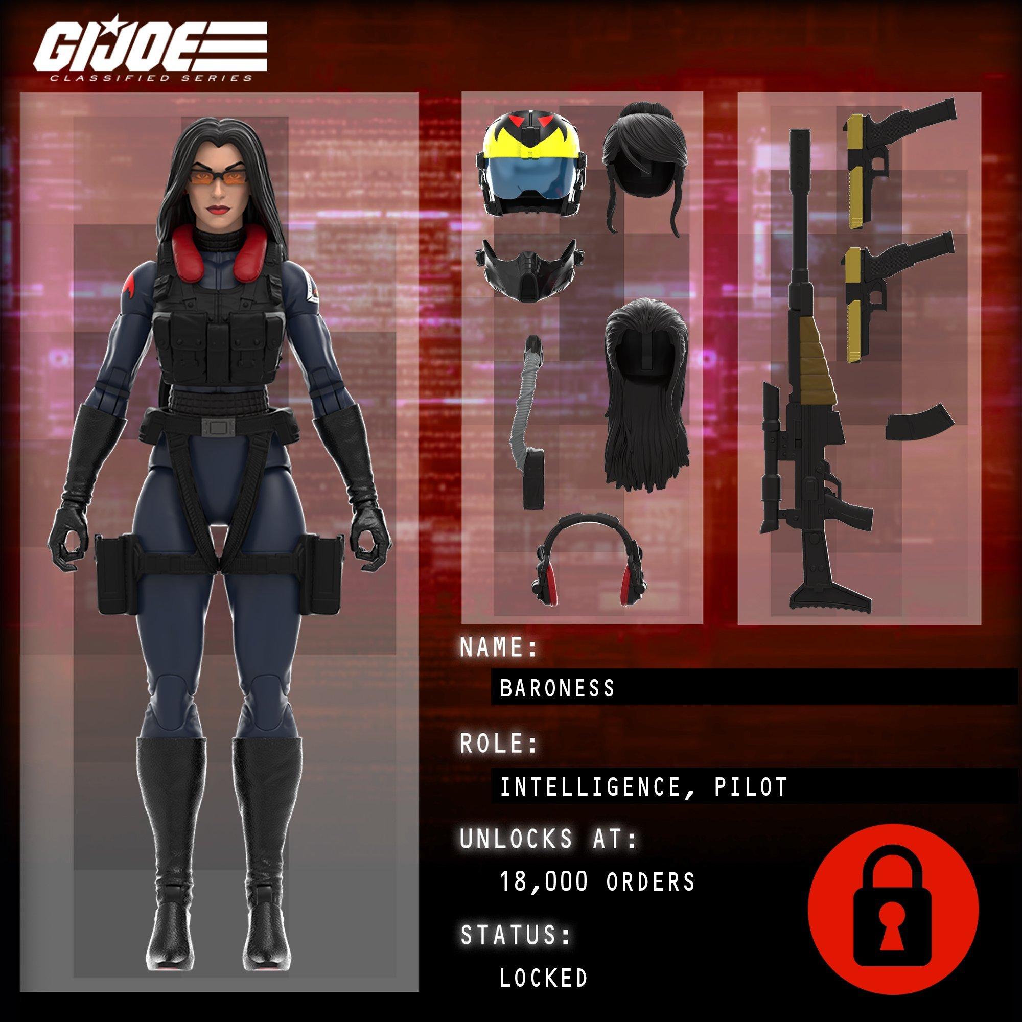 G.I. JOE CLASSIFIED SERIES COBRA RATTLER GROUND ATTACK JET