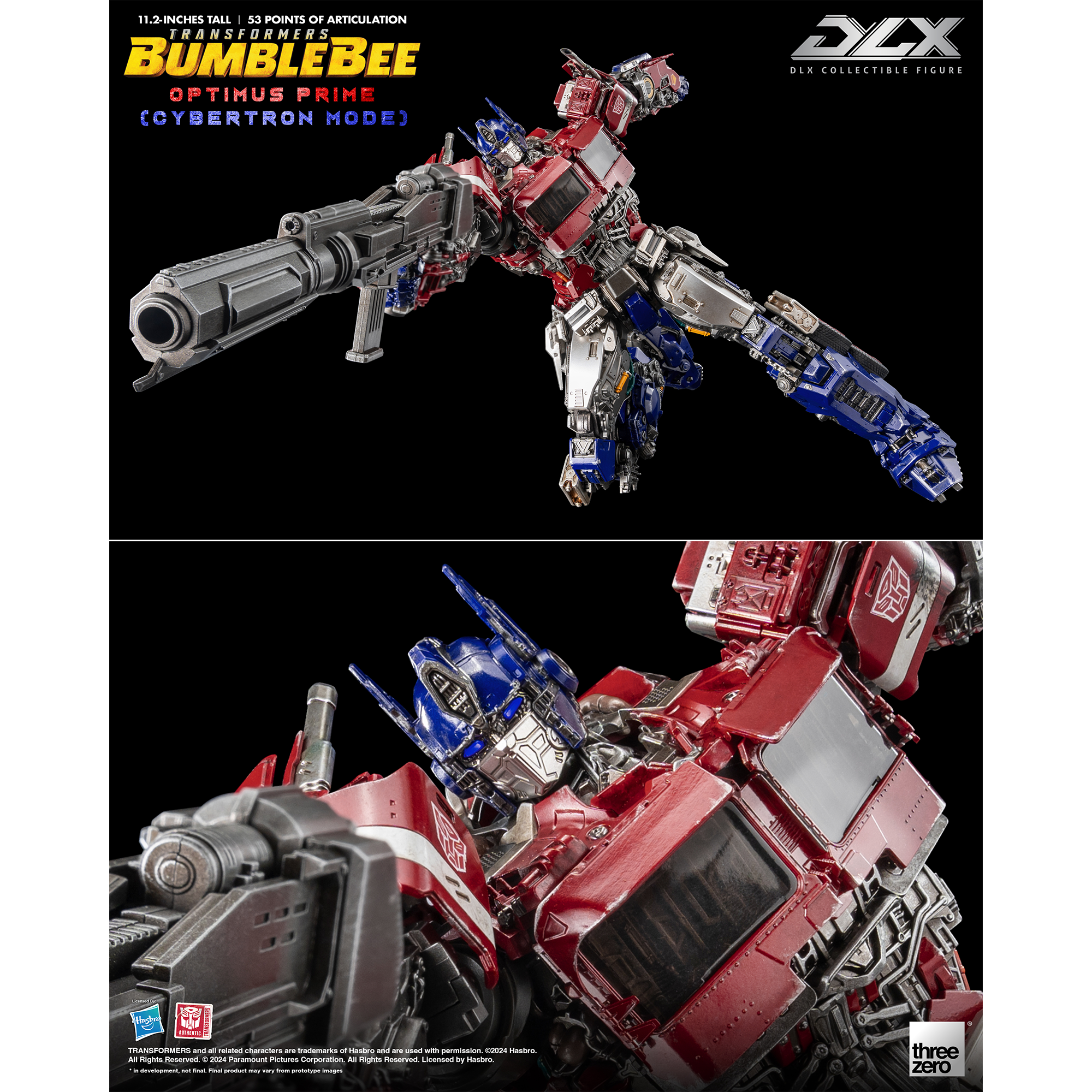 Transformers: Bumblebee - DLX Optimus Prime (Cybertron Mode)