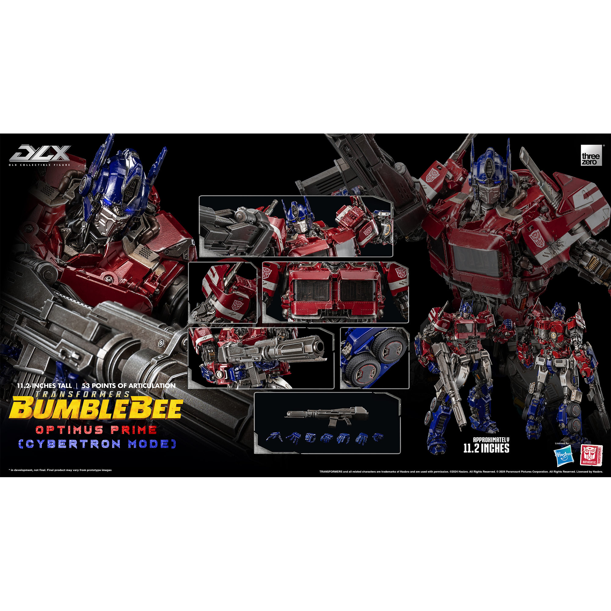 Transformers: Bumblebee - DLX Optimus Prime (Cybertron Mode)
