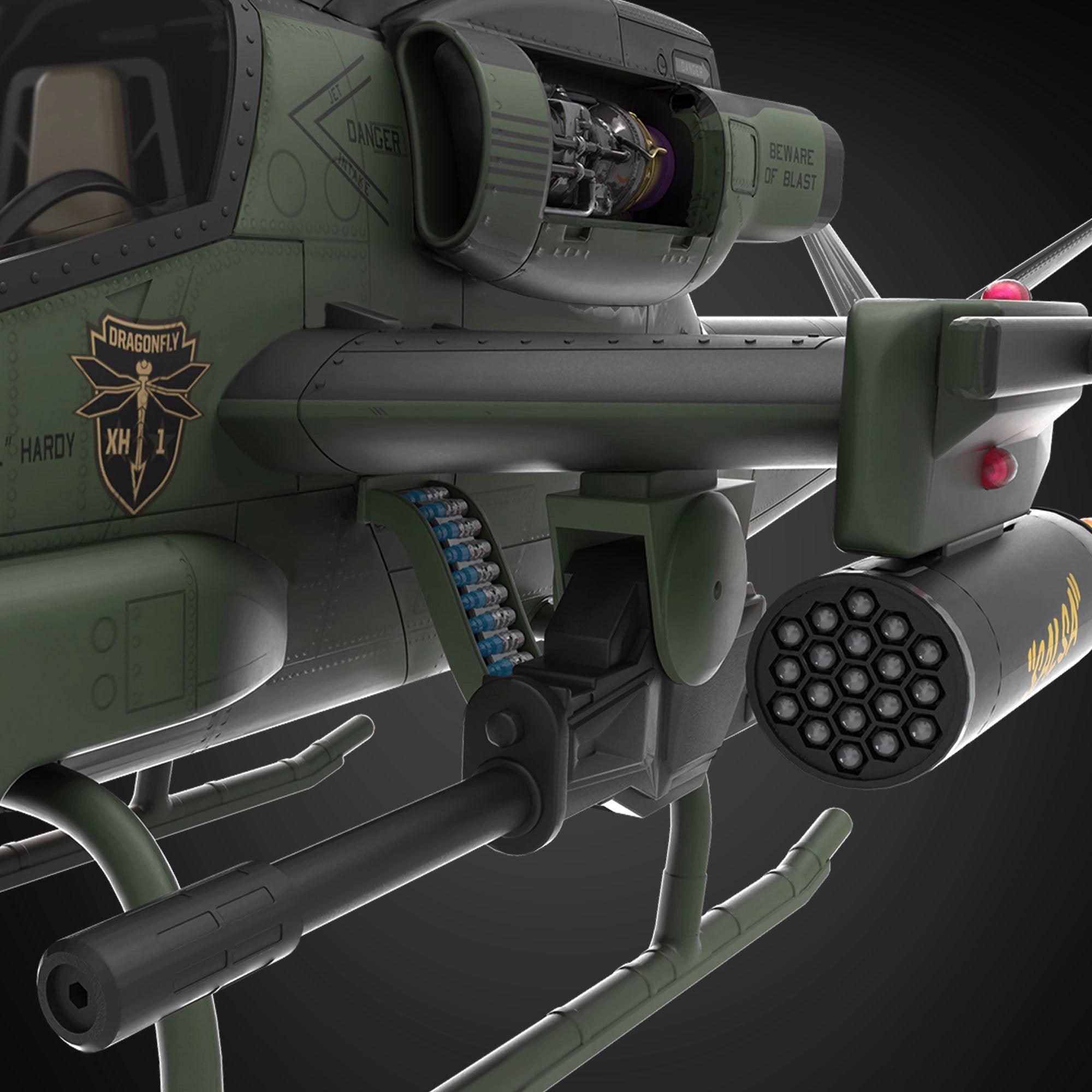 G.I. Joe Classified Series G.I. Joe Assault Copter Dragonfly (XH-1)