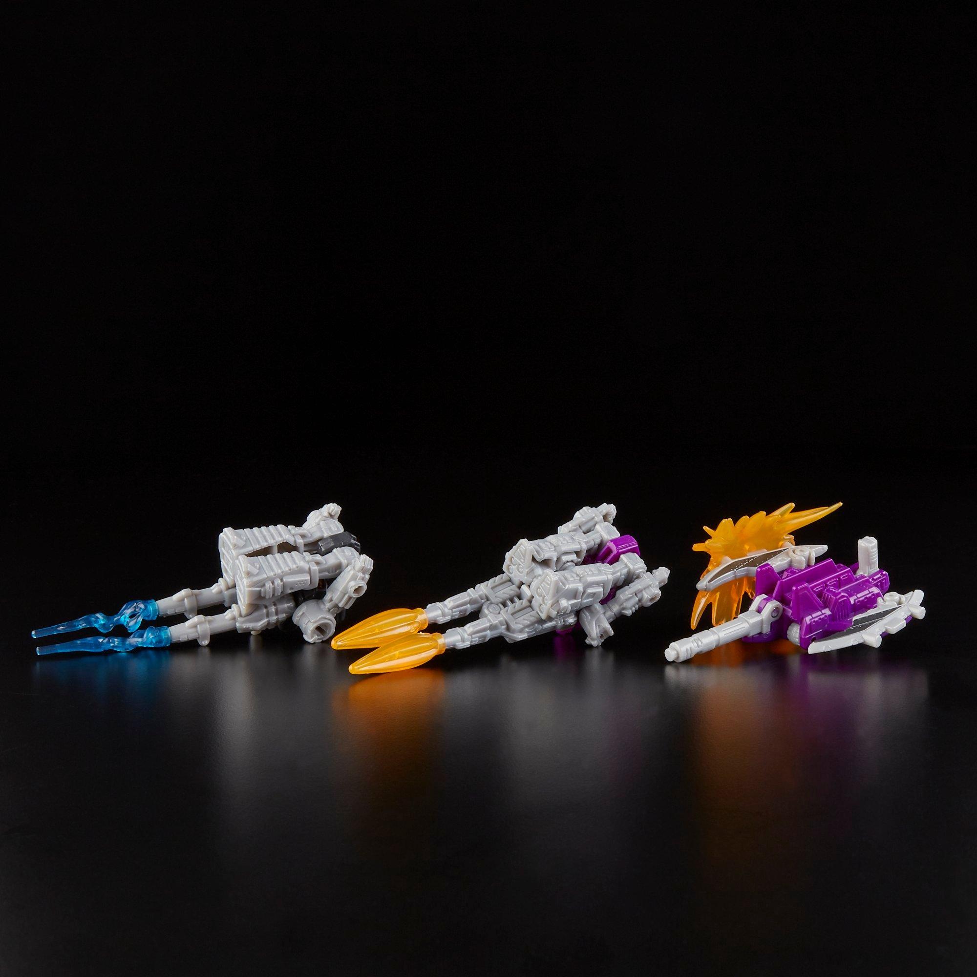 Transformers Toys Generations War for Cybertron Voyager WFC-S27 Decepticon Phantomstrike Squadron 4-Pack - Final Strike Figure Series: Part 2