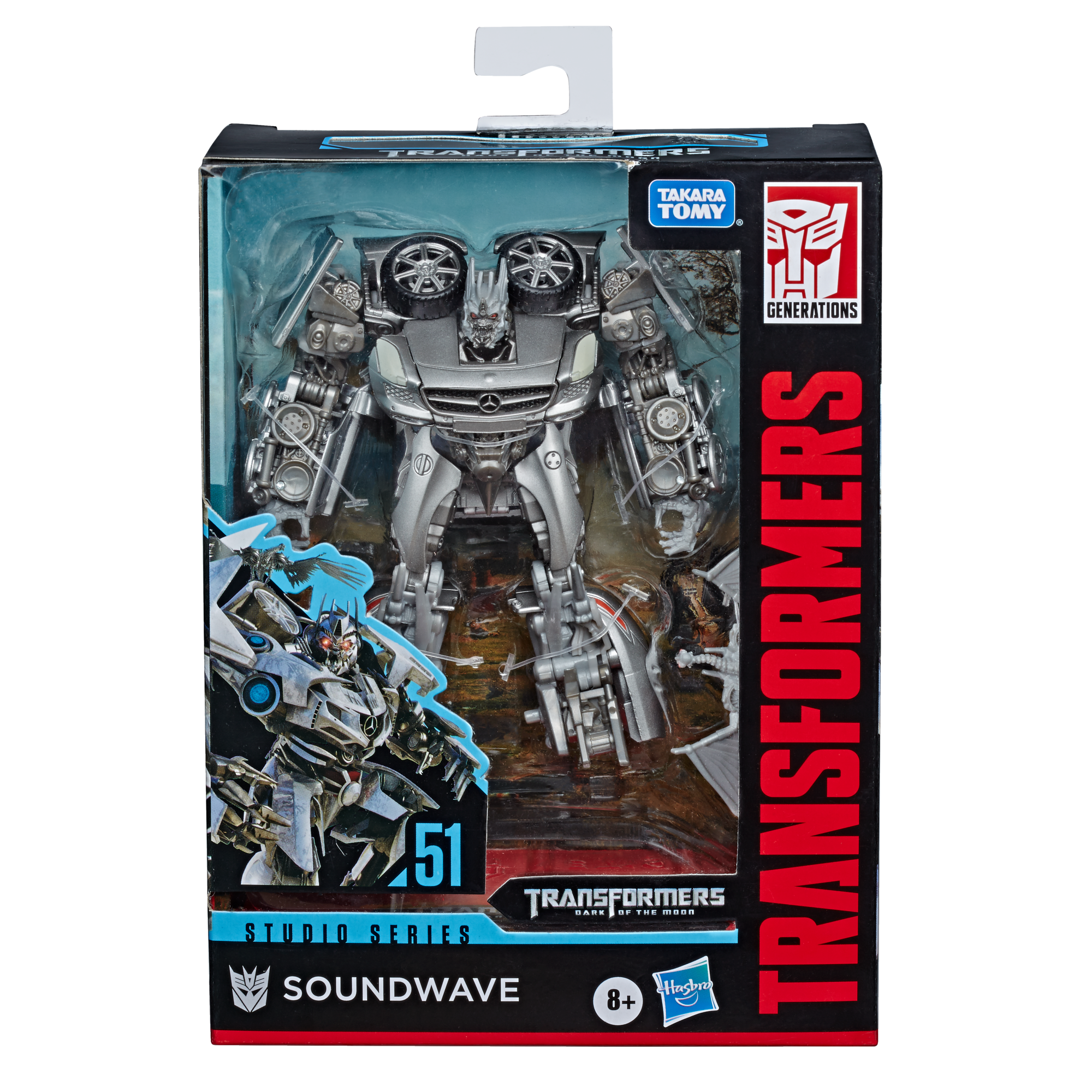 Transformers Studio Series 51 Deluxe Dark of the Moon Soundwave Figure