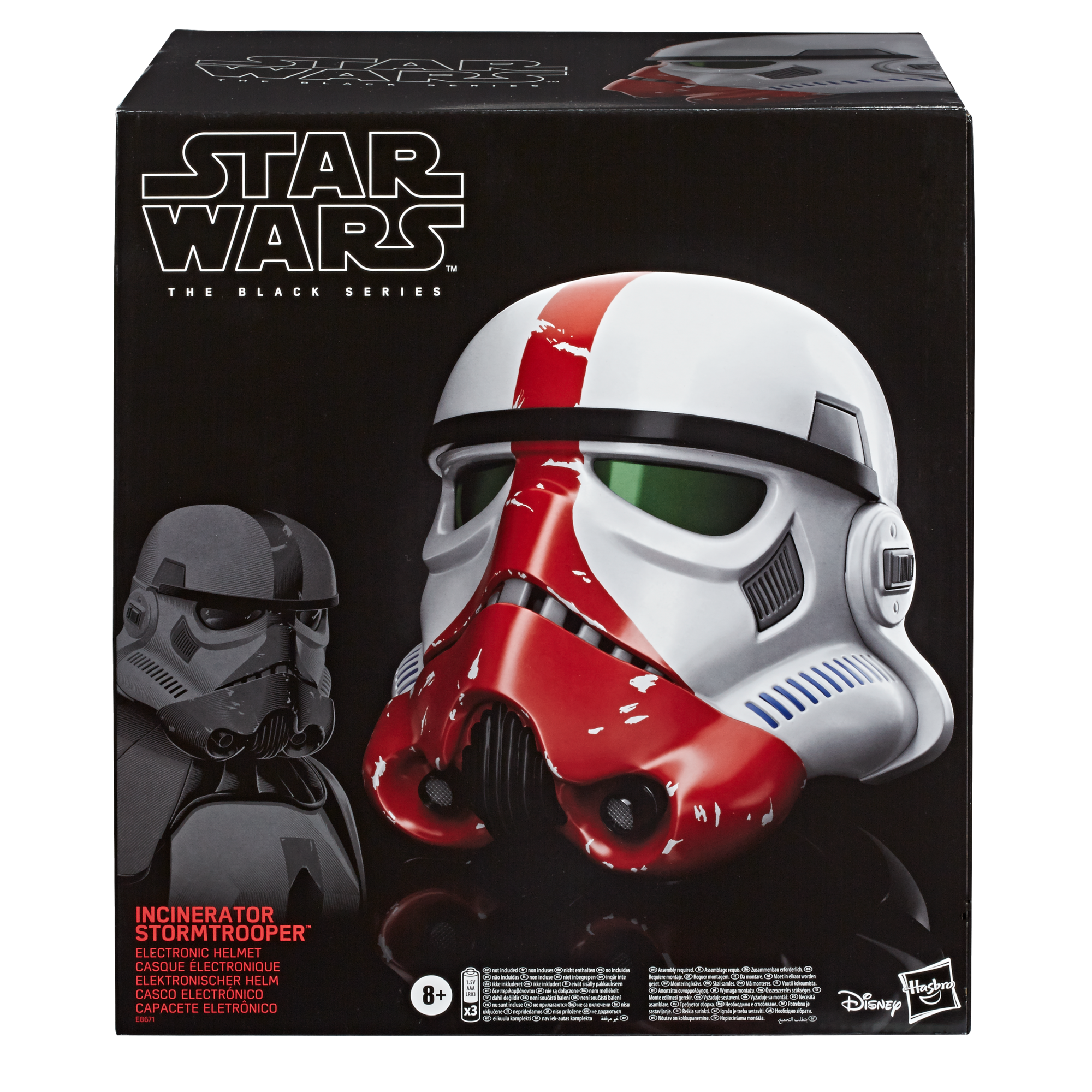 STAR WARS The Black Series Incinerator Stormtrooper Electronic Helmet