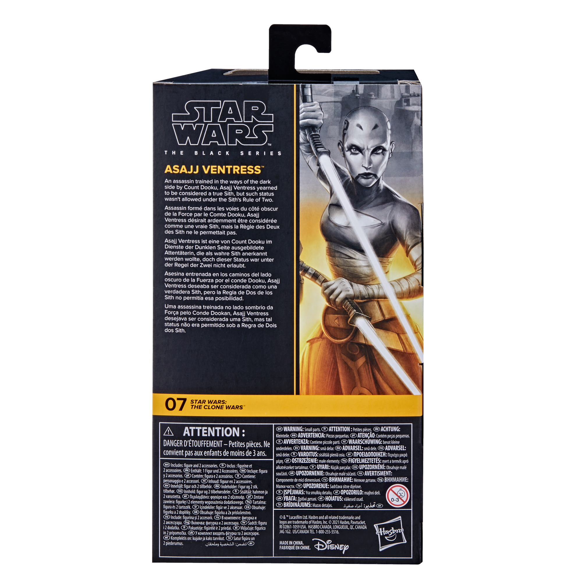 STAR WARS The Black Series Asajj Ventress