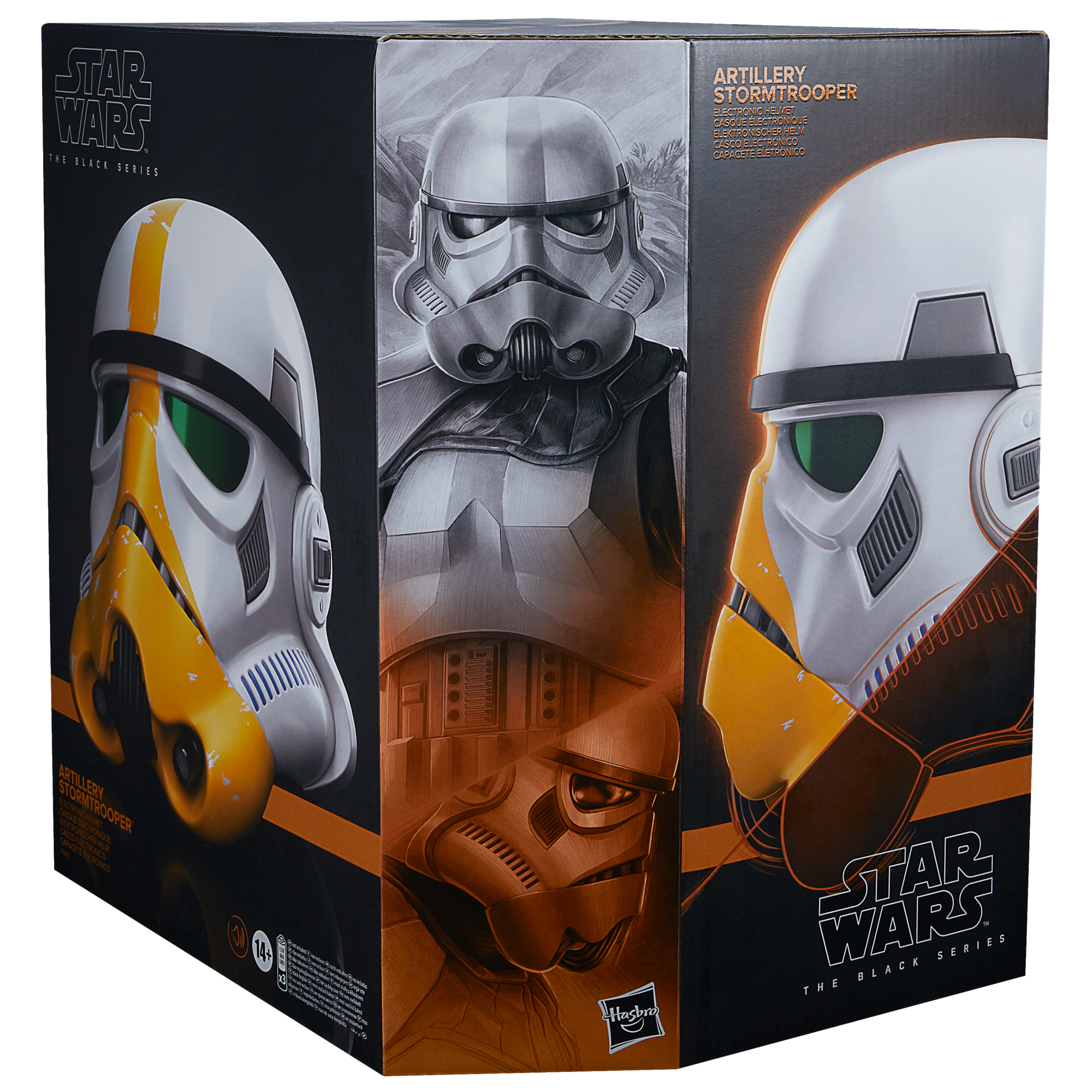 STAR WARS The Black Series Artillery Stormtrooper Premium Electronic Helmet