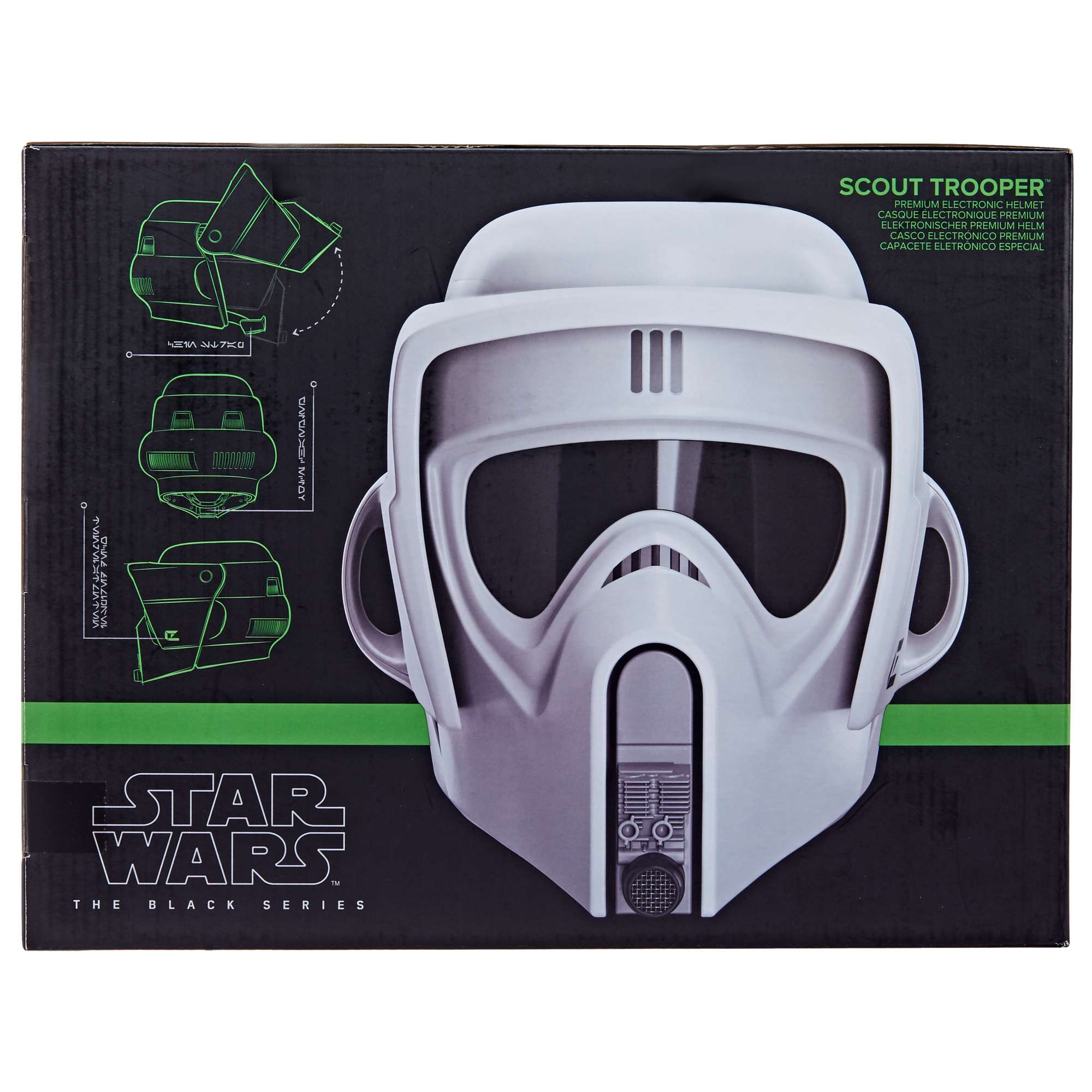 STAR WARS The Black Series Scout Trooper Premium Helmet
