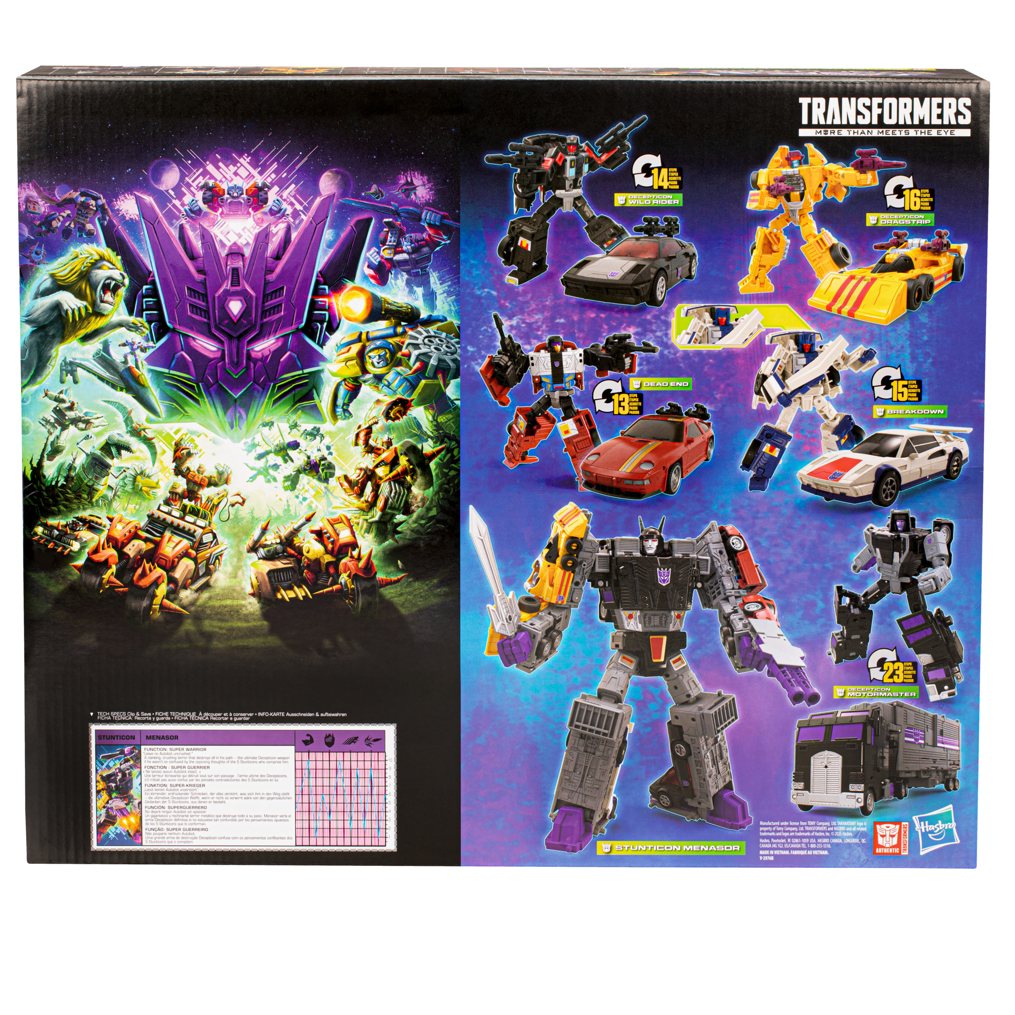 Transformers Legacy Evolution Stunticon Menasor Multipack
