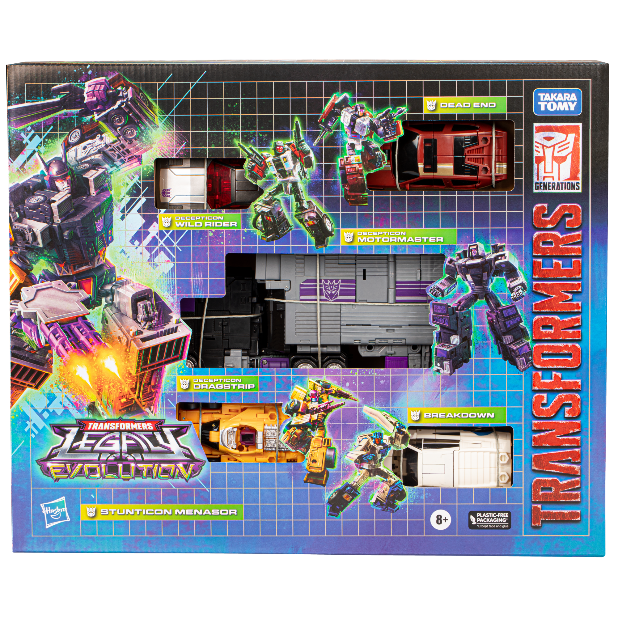 Transformers Legacy Evolution Stunticon Menasor Multipack