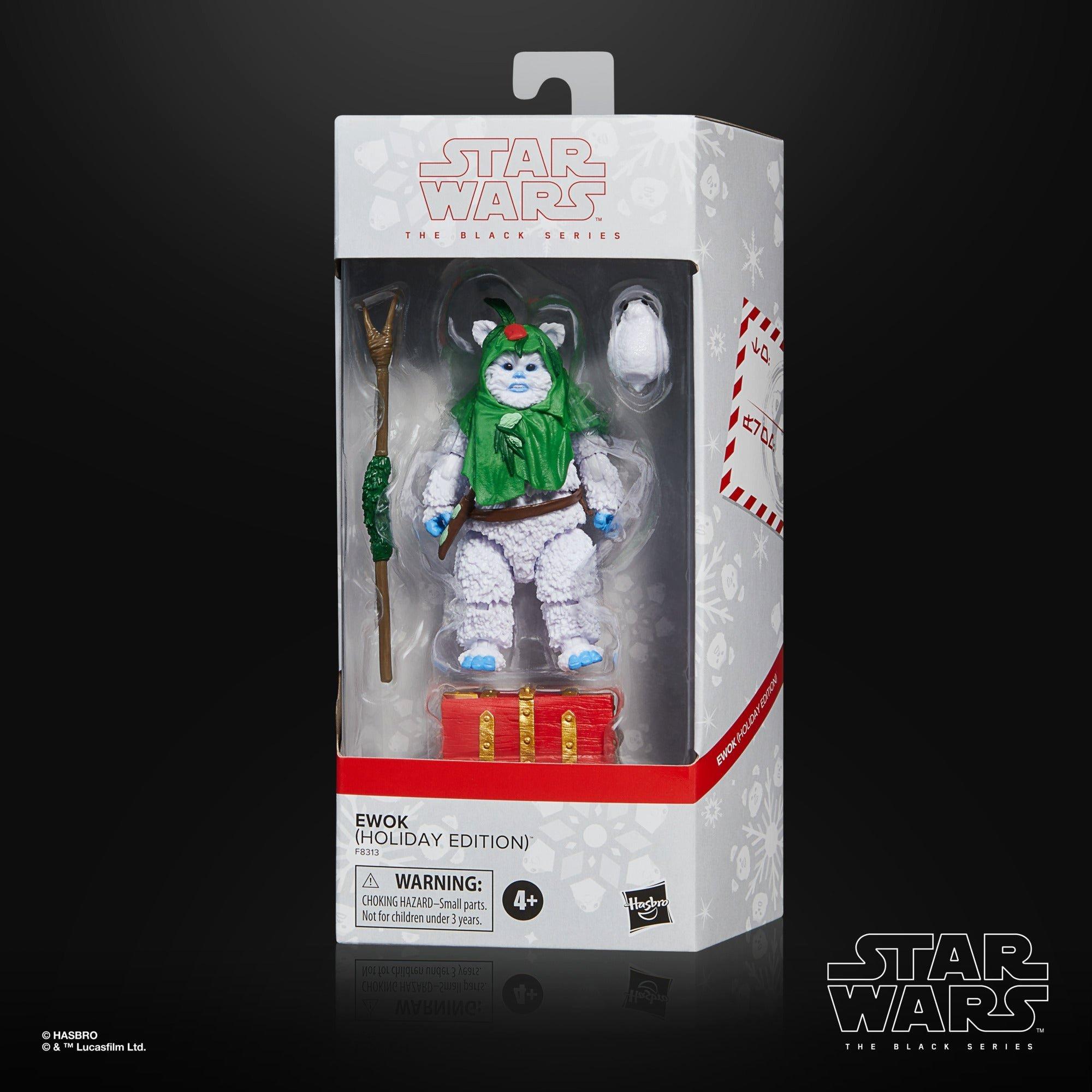 STAR WARS The Black Series Ewok (Holiday Edition) Figure