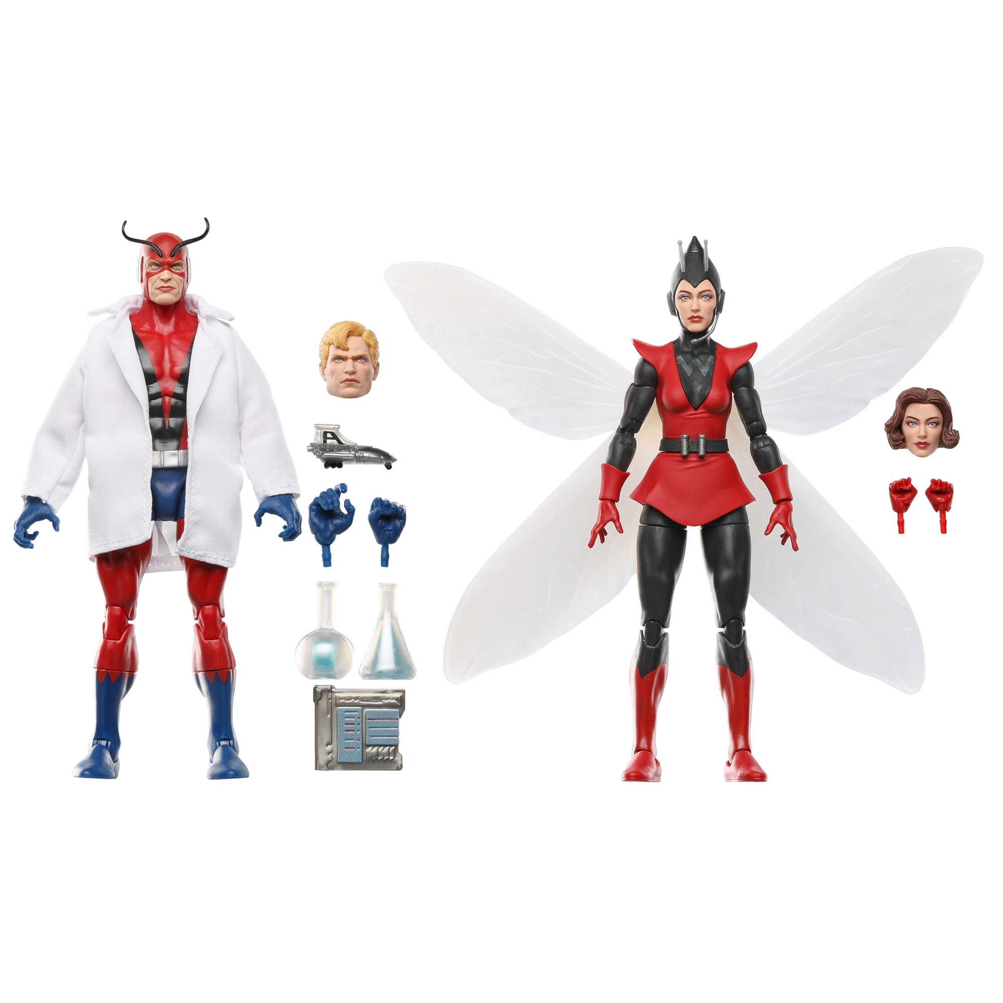 Marvel Legends Series Hank Pym (Giant-Man) & Janet Van Dyne (Wasp) Figures