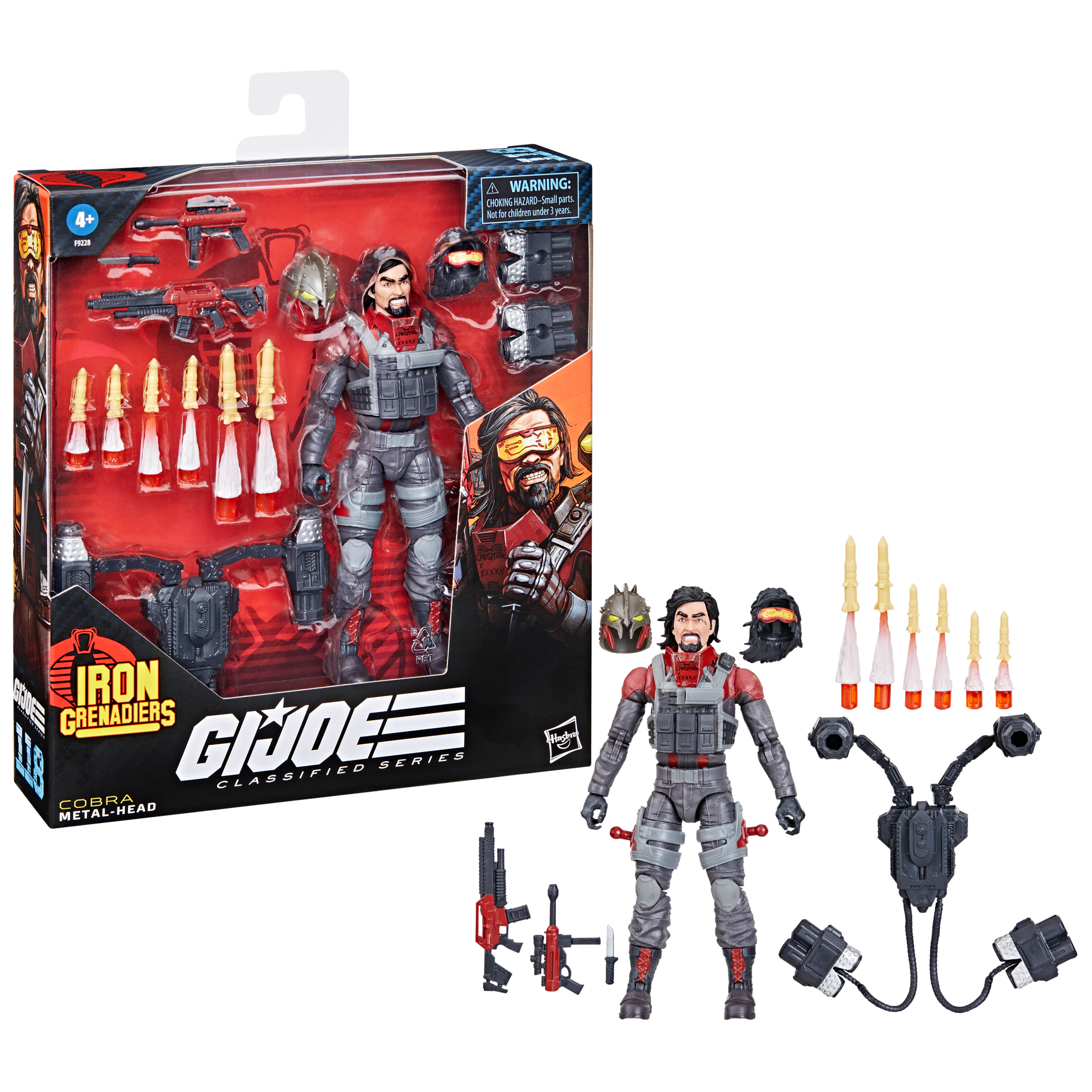 G.I. Joe Classified Series #118, Iron Grenadier Metal-Head