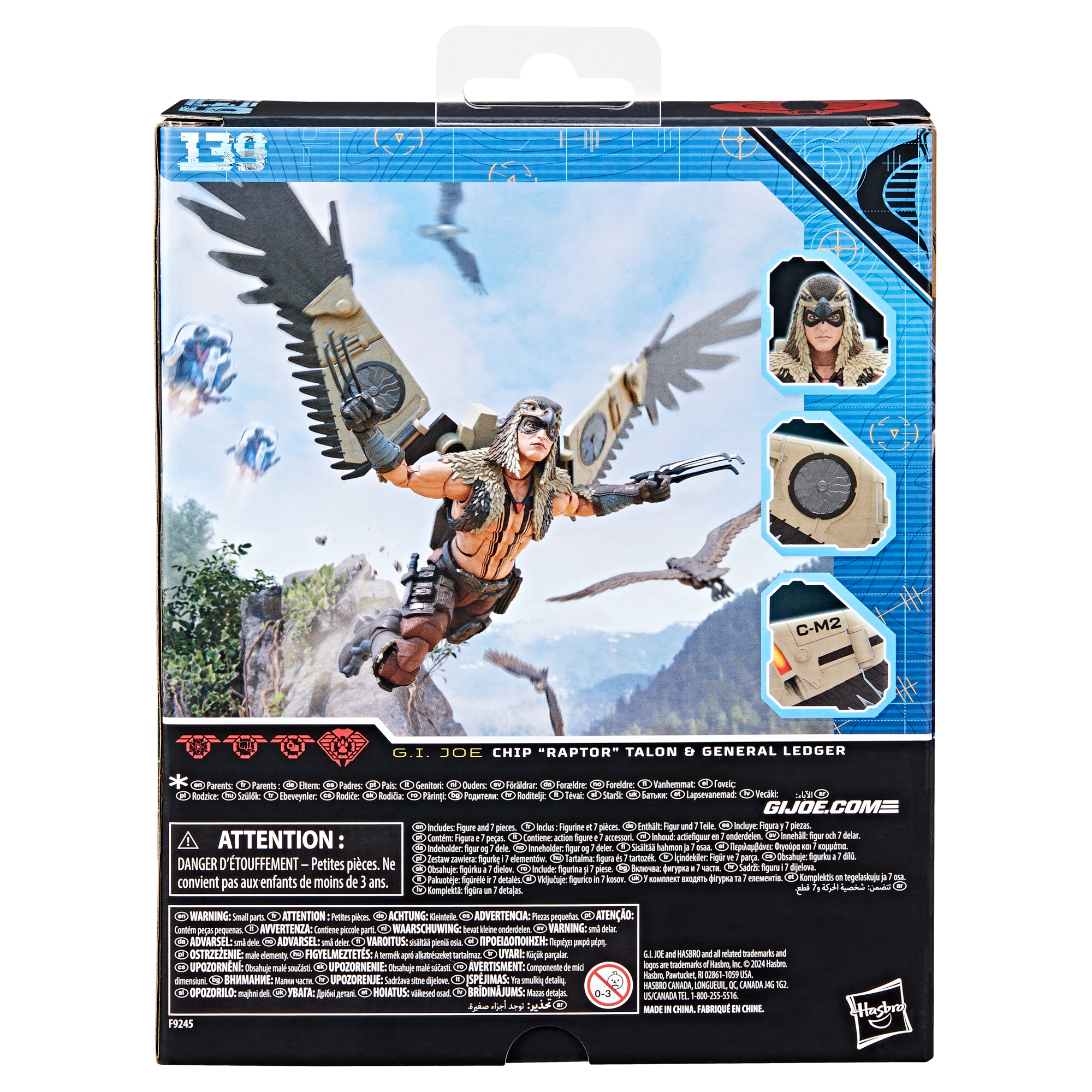 G.I. Joe Classified Series #139, CHIP ""RAPTOR"" TALON & GENERAL LEDGER