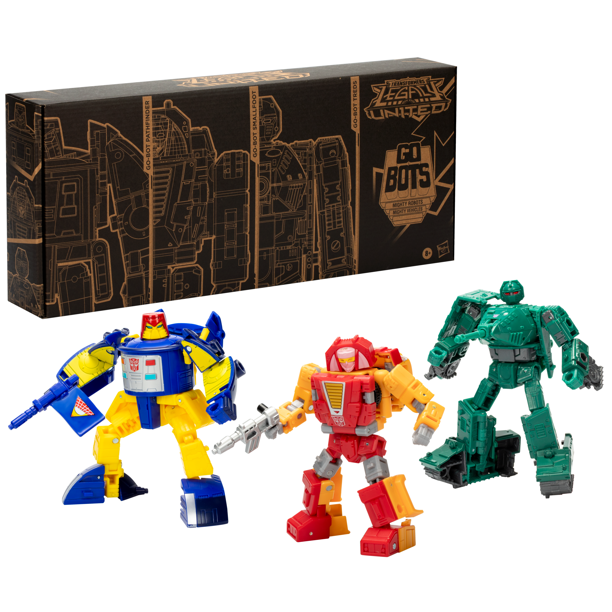 Transformers Generations Selects Legacy United Go-Bots Guardians 3 Pack