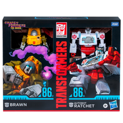 Transformers Studio Series Deluxe The Transformers: The Movie Brawn & Autobot Ratchet