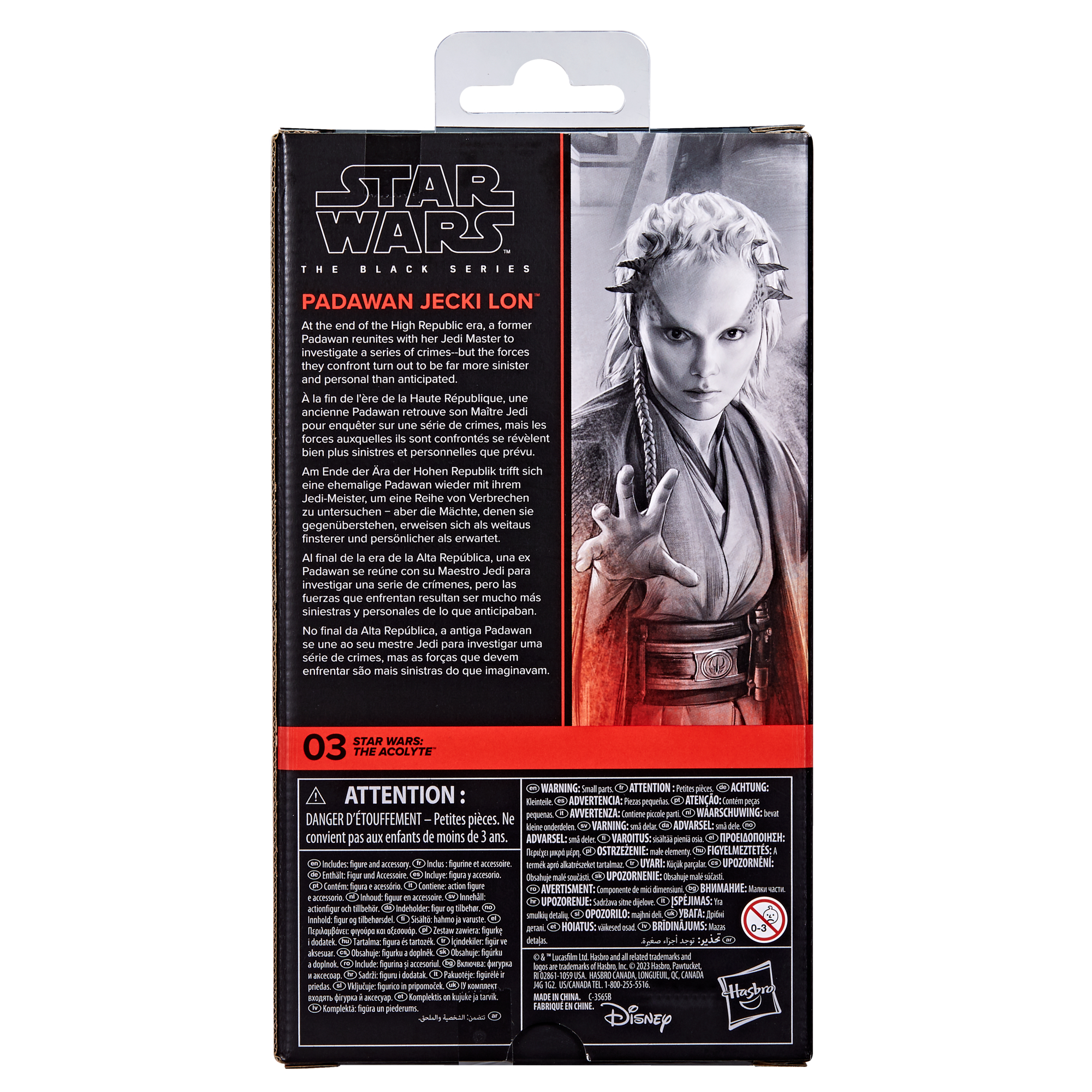 STAR WARS The Black Series Padawan Jecki Lon