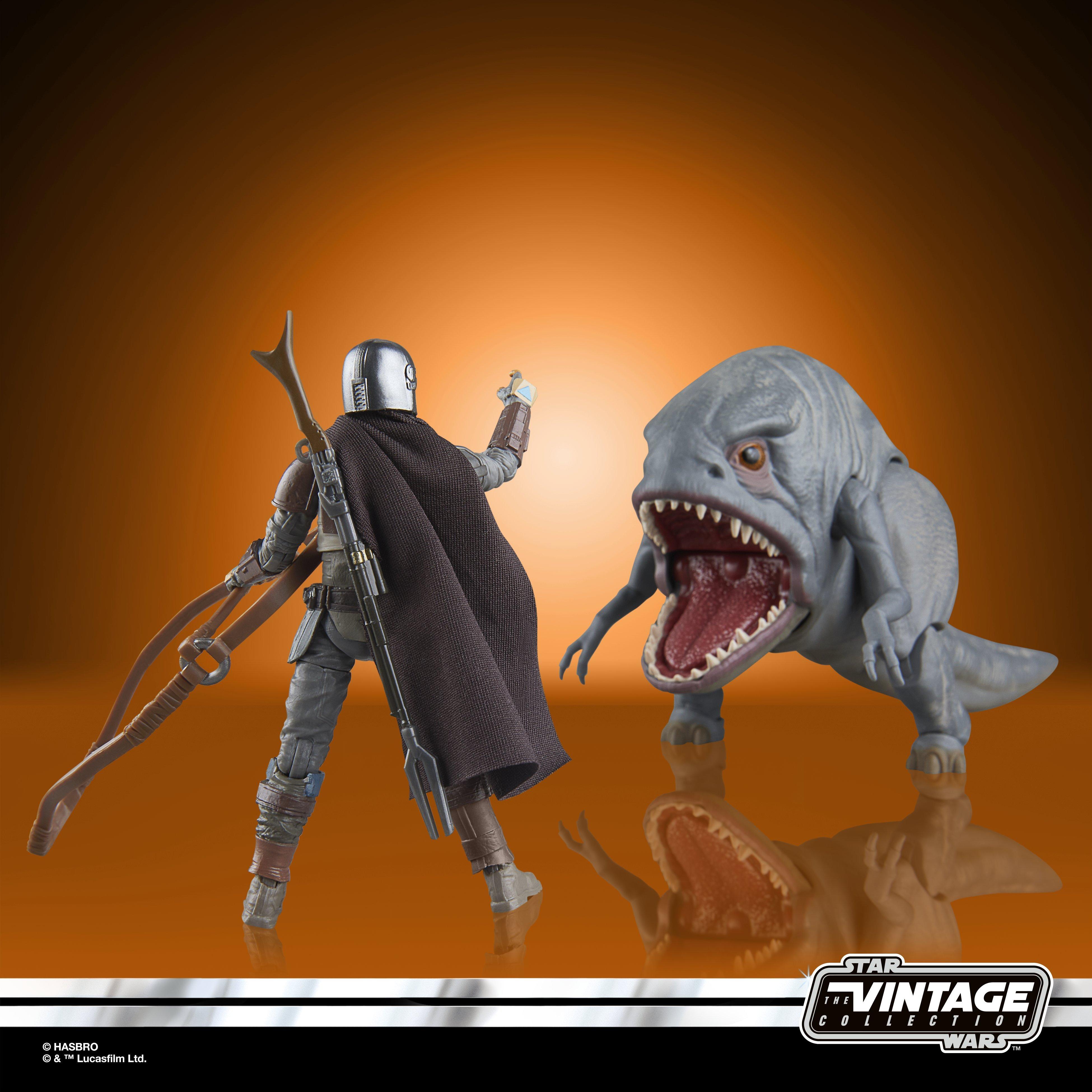 STAR WARS The Vintage Collection Blurrg & The Mandalorian