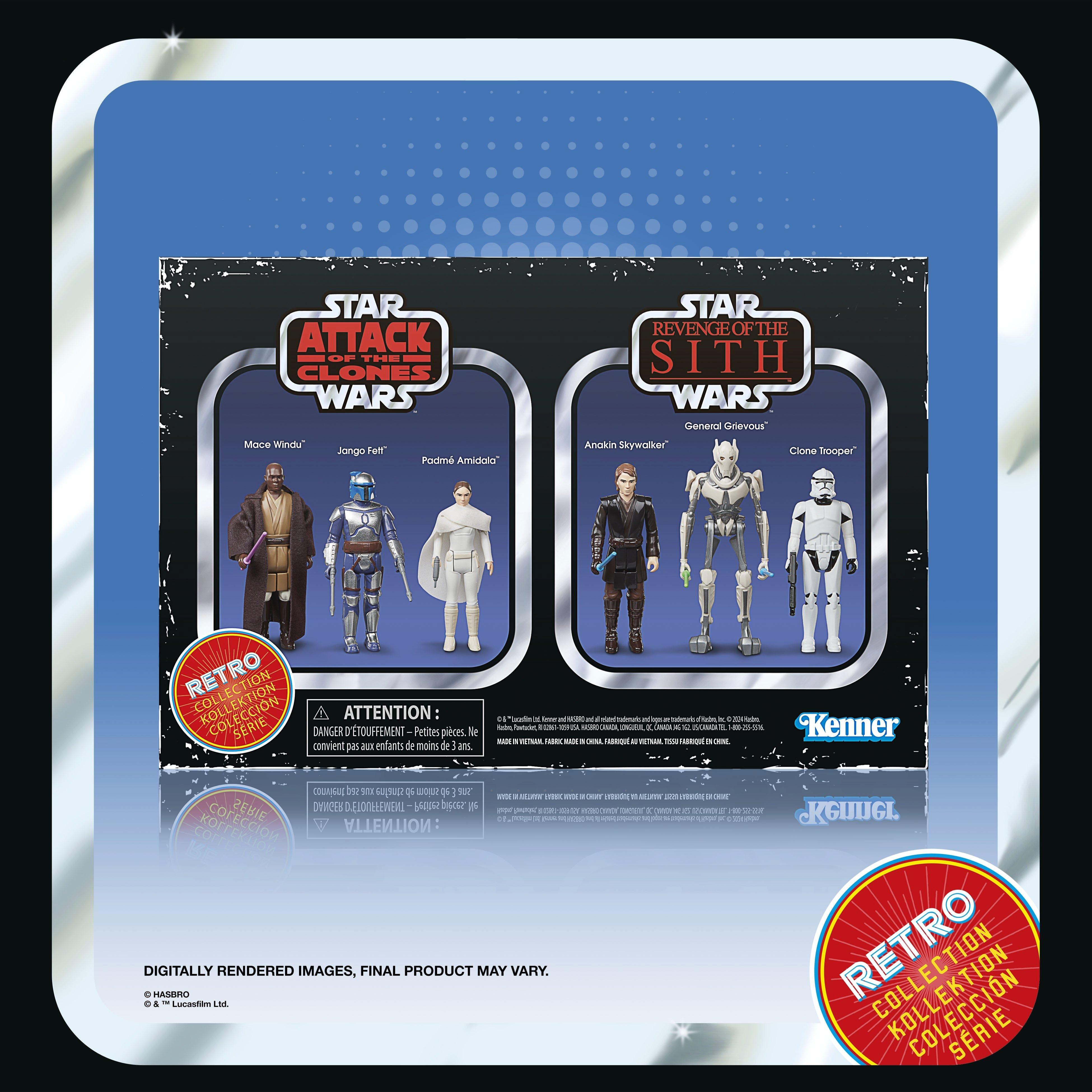 STAR WARS Retro Collection Star Wars Episode II & Episode III Multipack