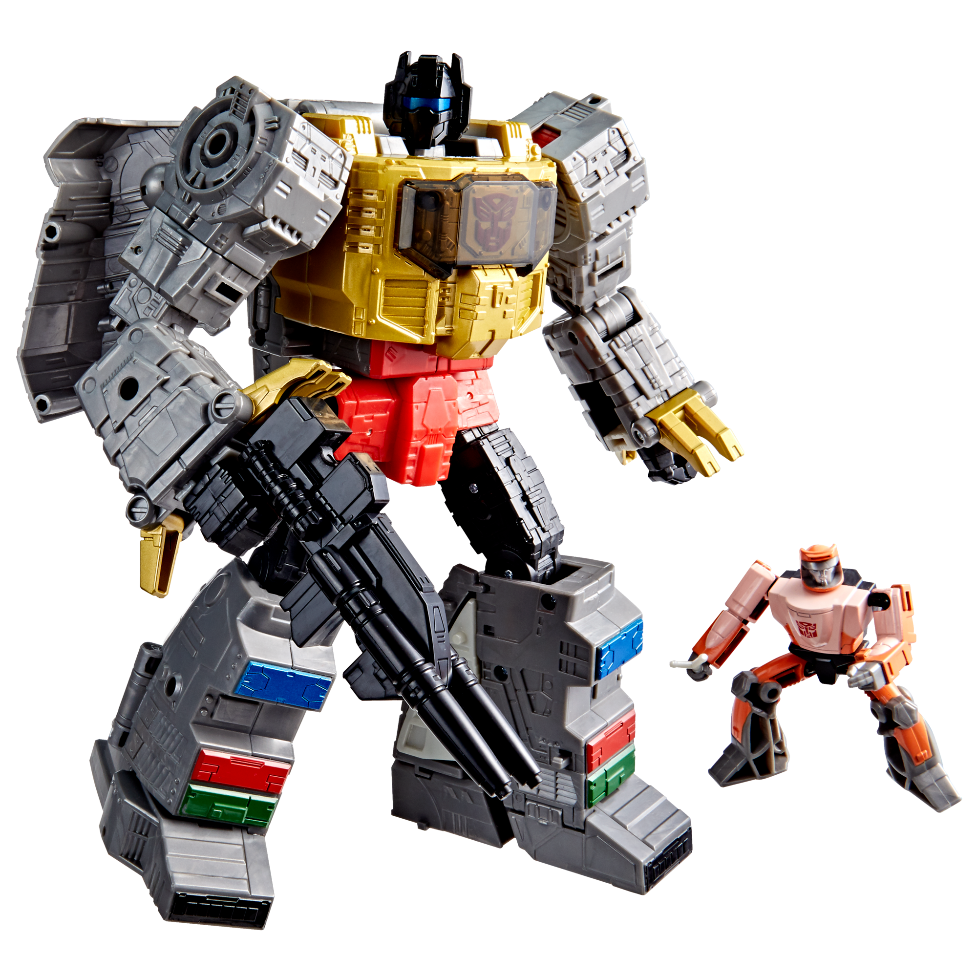 Transformers Studio Series The Transformers: The Movie Dinobot Grimlock and Autobot Wheelie