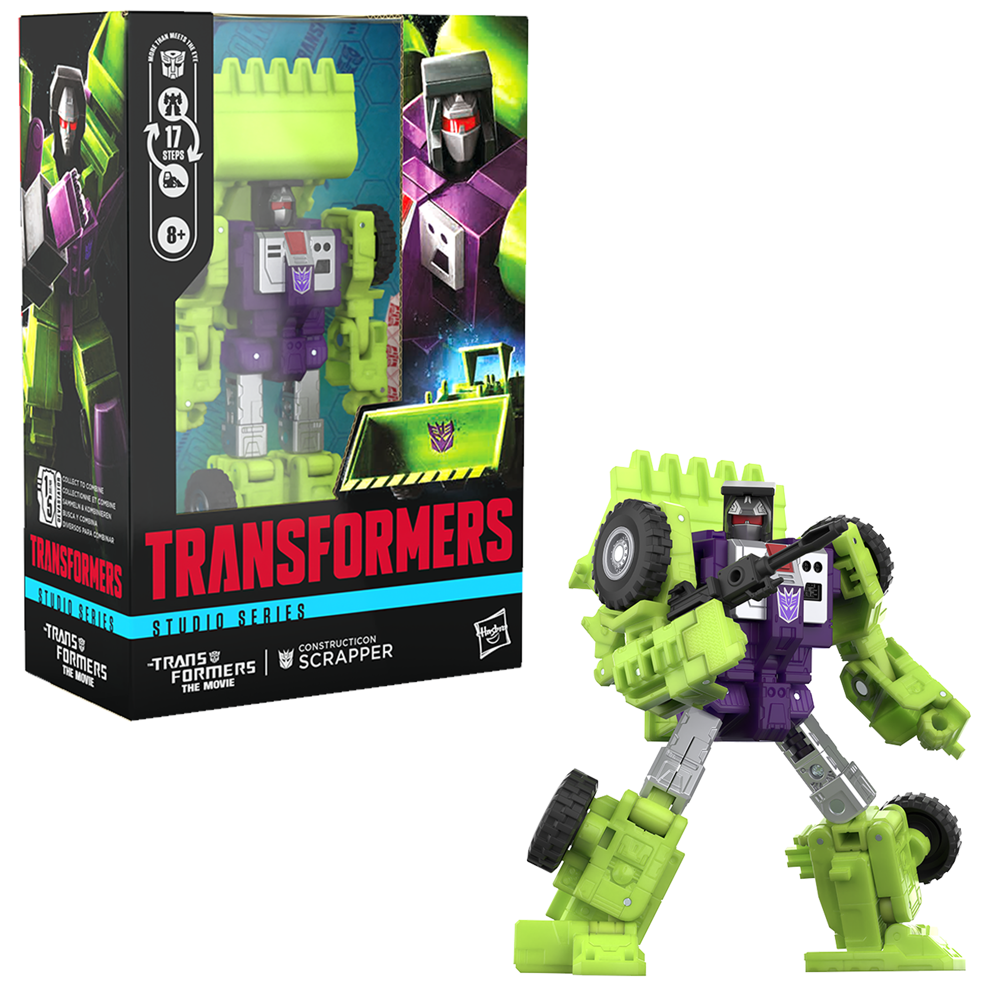 Transformers Studio Series Voyager Class Transformers: The Movie Constructicon Scrapper