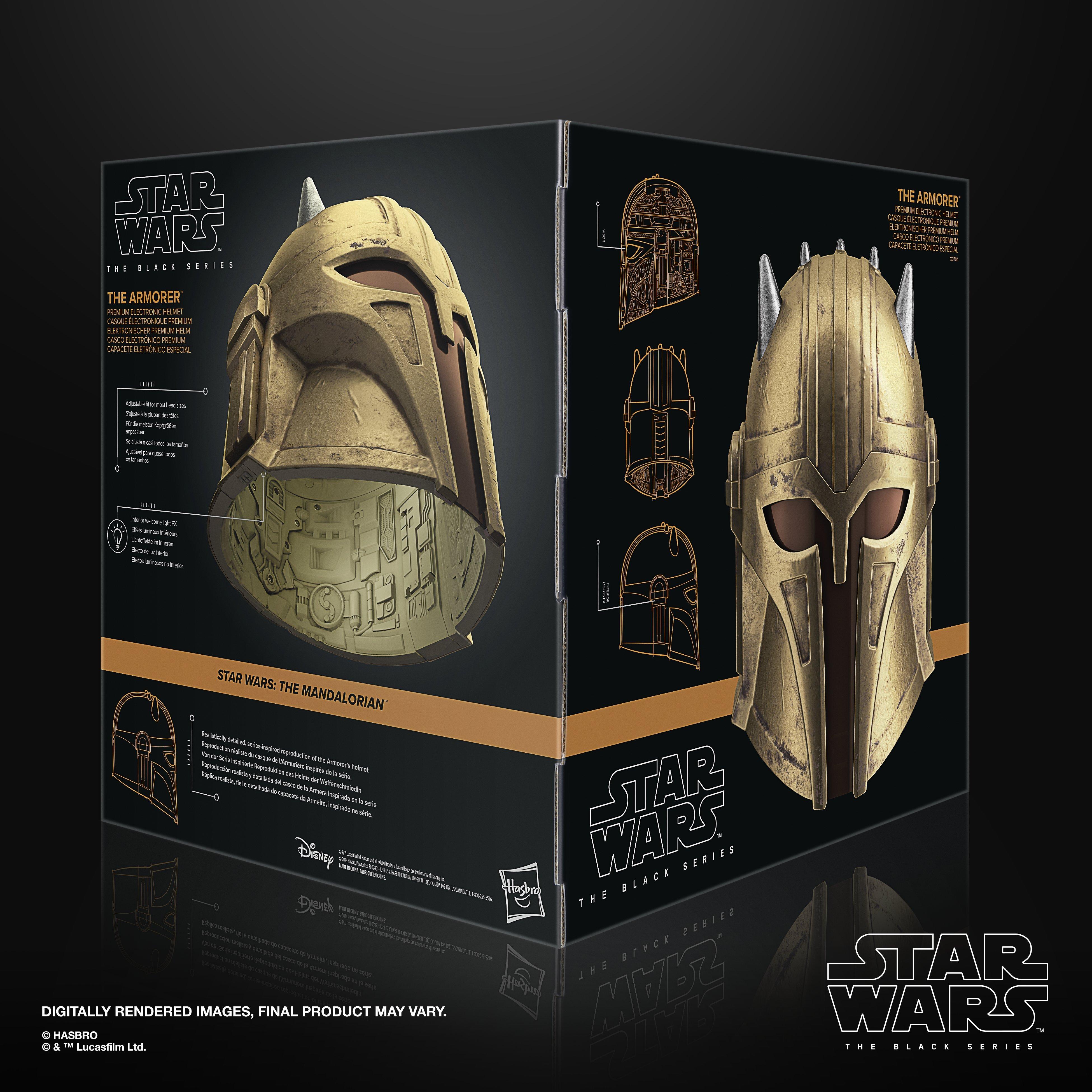 STAR WARS The Black Series The Armorer Electronic Helmet