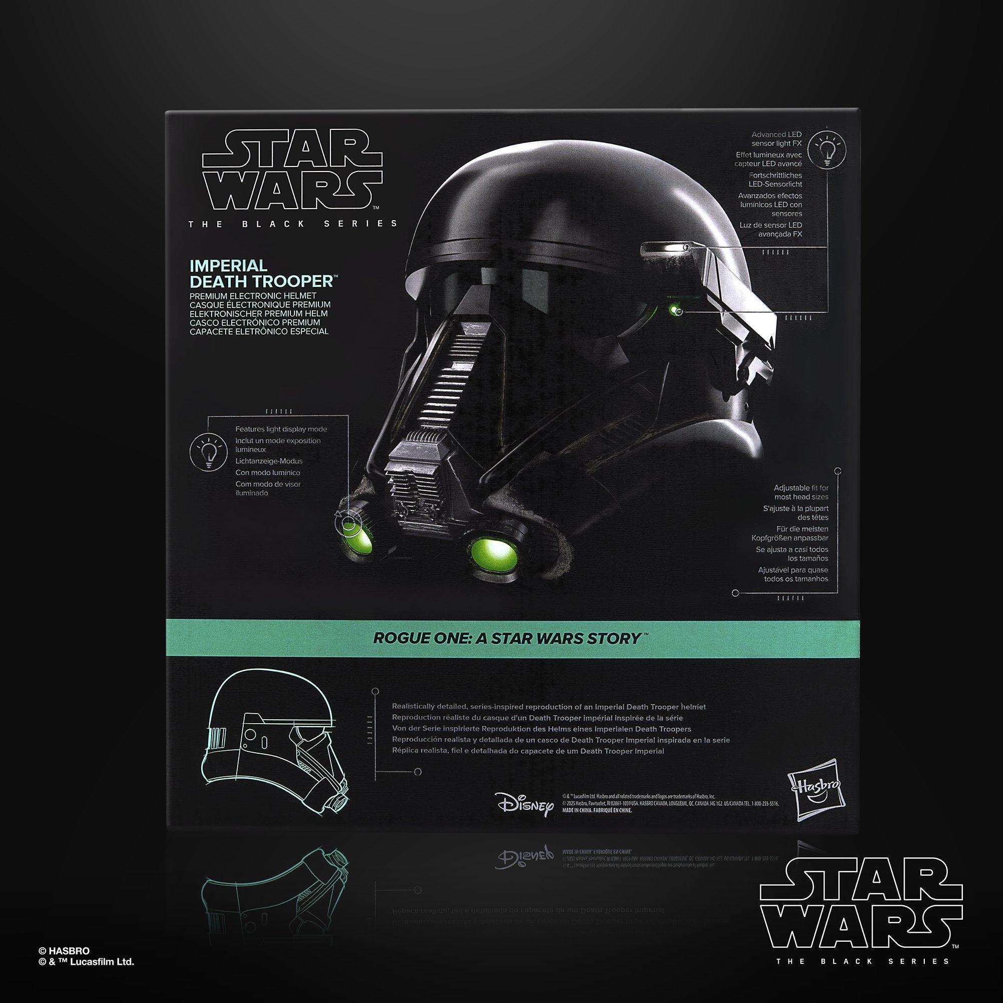 STAR WARS The Black Series Imperial Death Trooper Electronic Helmet