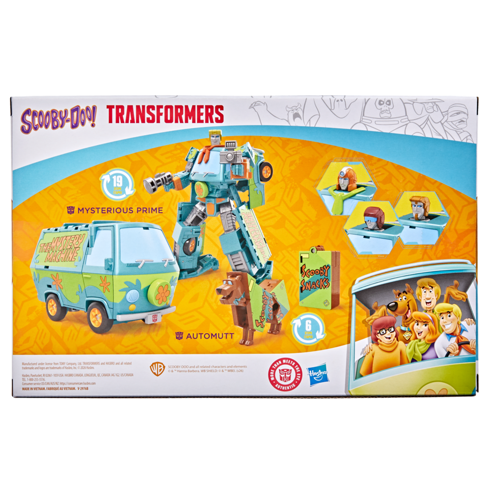 Transformers Scooby Doo Mysterious Prime & Automutt