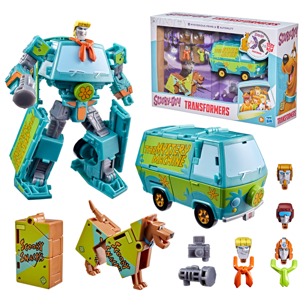 Transformers Scooby Doo Mysterious Prime & Automutt