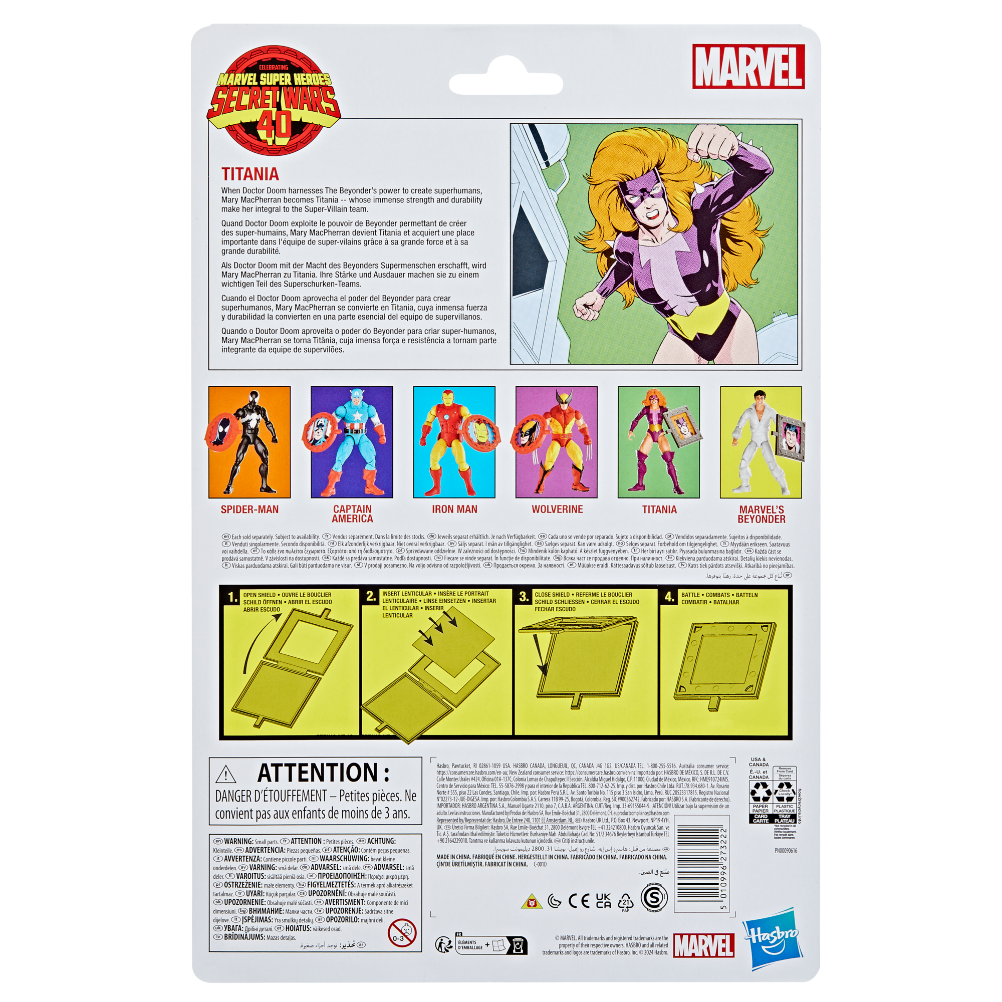 Marvel Legends Series Secret Wars Titania