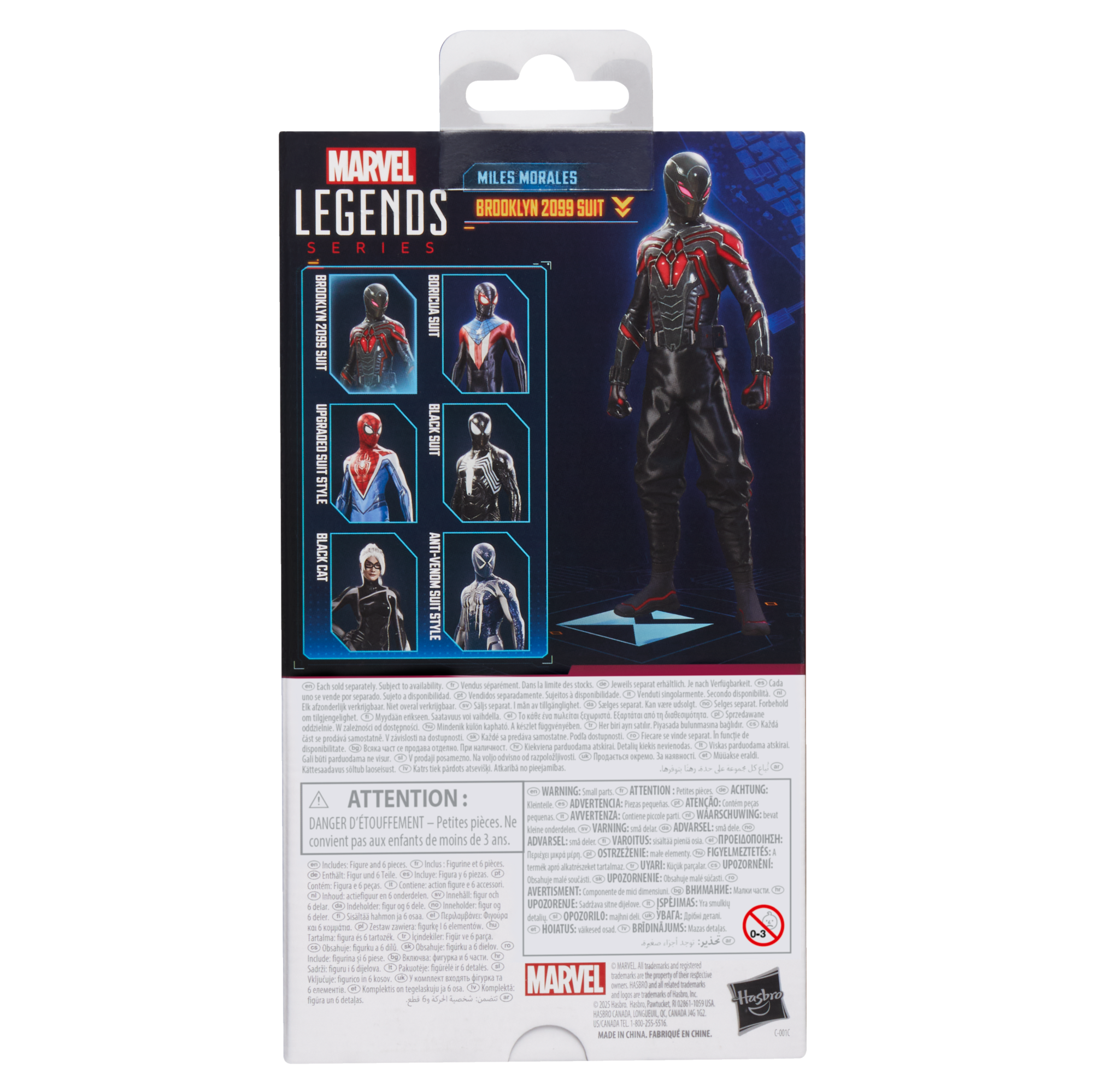 Marvel Legends Series Gamerverse Miles Morales Brooklyn 2099 Suit