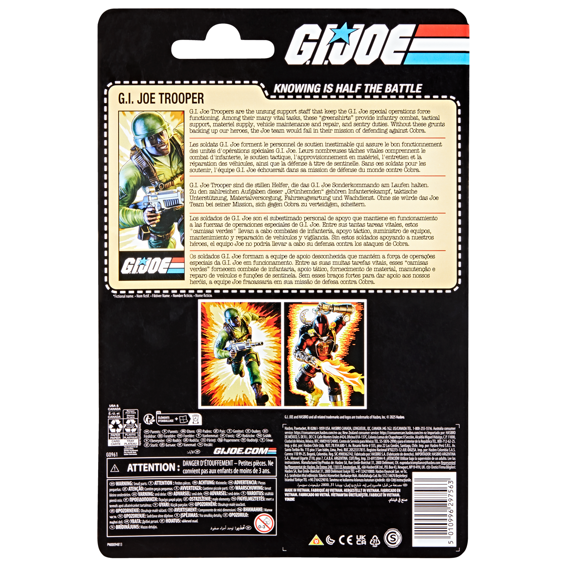 G.I. Joe Classified Series Retro Cardback G.I. Joe Trooper