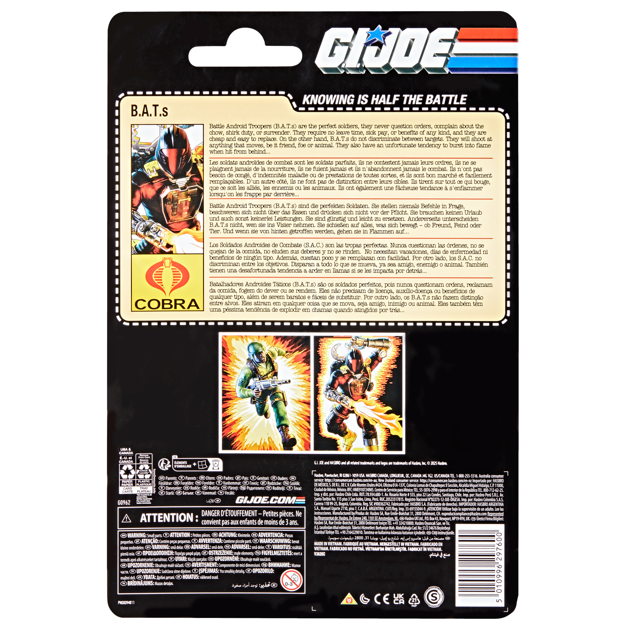G.I. Joe Classified Series Retro Cardback B.A.T. (Battle Android Trooper)