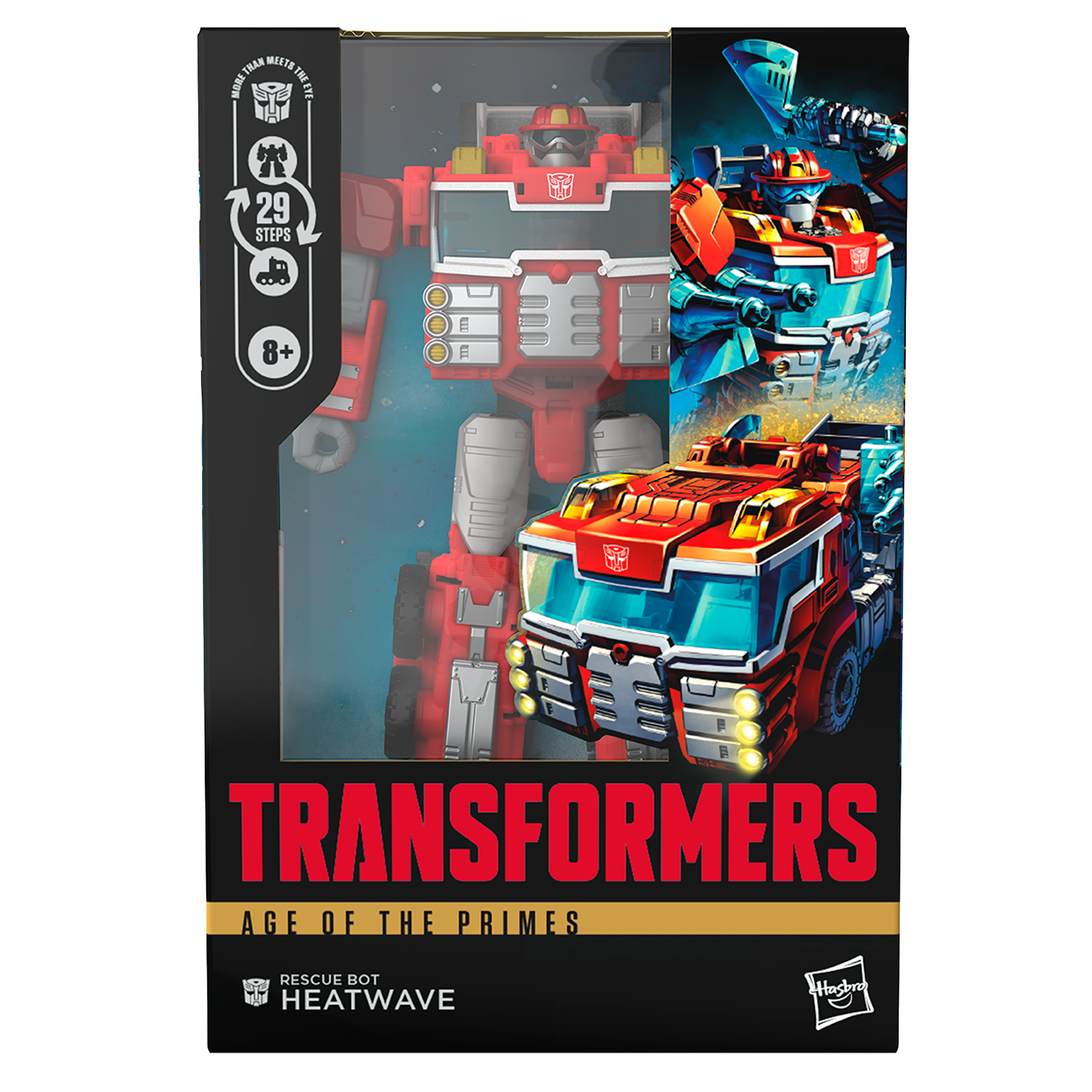 Transformers Age of the Primes Voyager Class Rescue Bot Heatwave