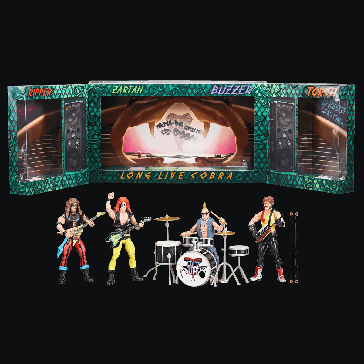 G.I. Joe Classified Series #163, Dreadnoks Cold Slither: Band of Vipers Tour Commemorative Action Figure Set